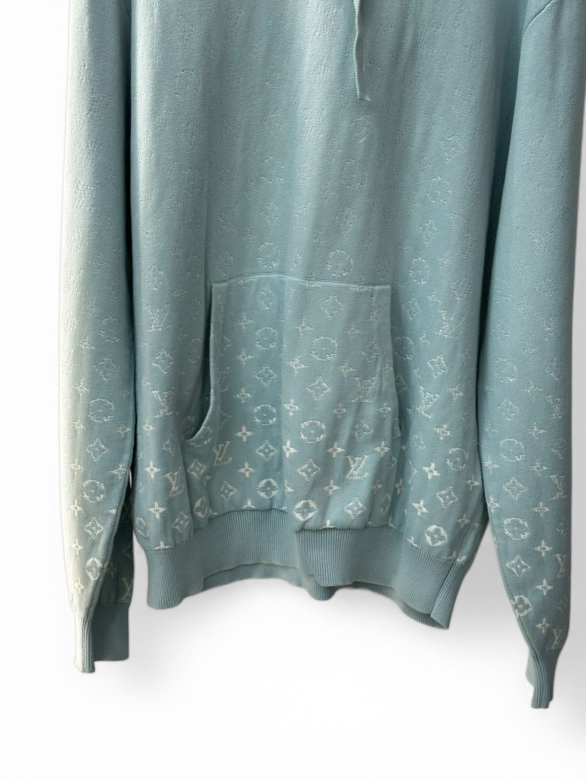 Louis Vuitton Louis Vuitton Gradient Blue Hoodie Size US L / EU 52-54 / 3 - 2 Thumbnail