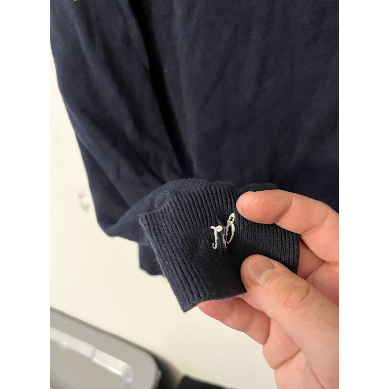 Nautica Nautica Sweater Pullover 1/4 Zip Navy Blue Mens M Blue Logo Knit Long Sleeve Collared Regular Modern American Golf Size US M / EU 48-50 / 2 - 5 Thumbnail