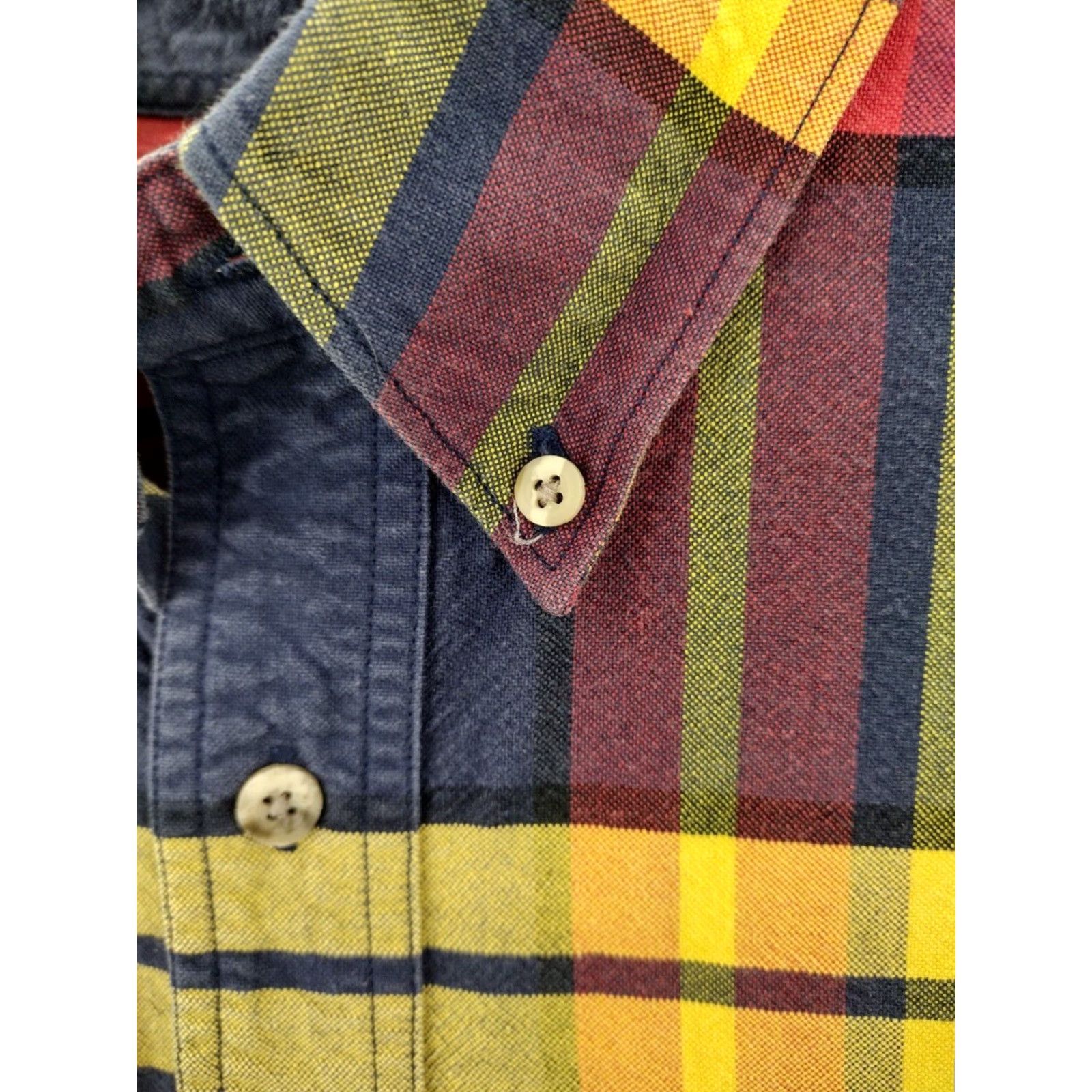 Wrangler Wrangler 20x Western Shirt Mens XL Plaid Logo on Sleeve Big Logo Logo on Sleeve Button-Up Cowboy Shirt 20x Plaid Mens XL Wrangler Size US XL / EU 56 / 4 - 6 Thumbnail