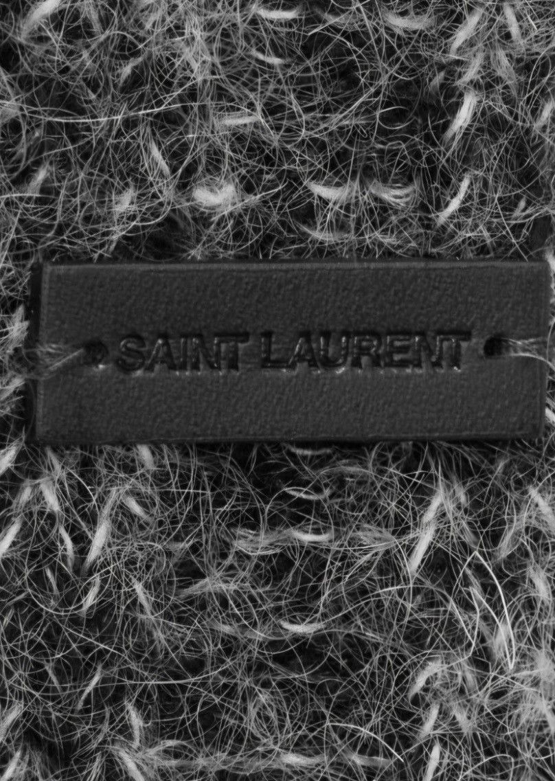 Saint Laurent Paris Cuffed Beanie in Wool amd Mohair - Gift Bag Included Size ONE SIZE - 2 Thumbnail