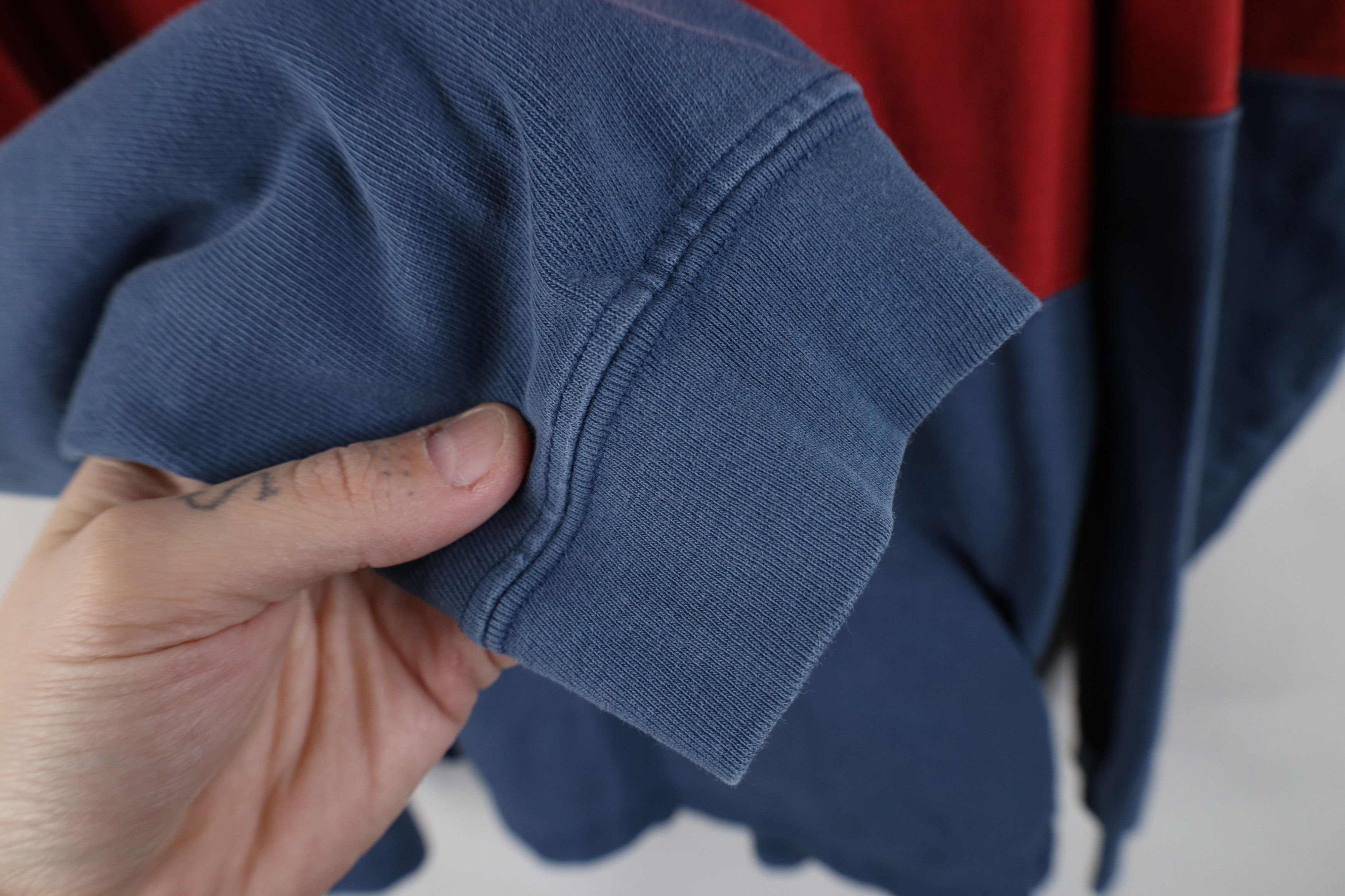 Vintage Vintage 90s Streetwear Block Heavy Long Sleeve Rugby Polo Size US M / EU 48-50 / 2 - 11 Thumbnail