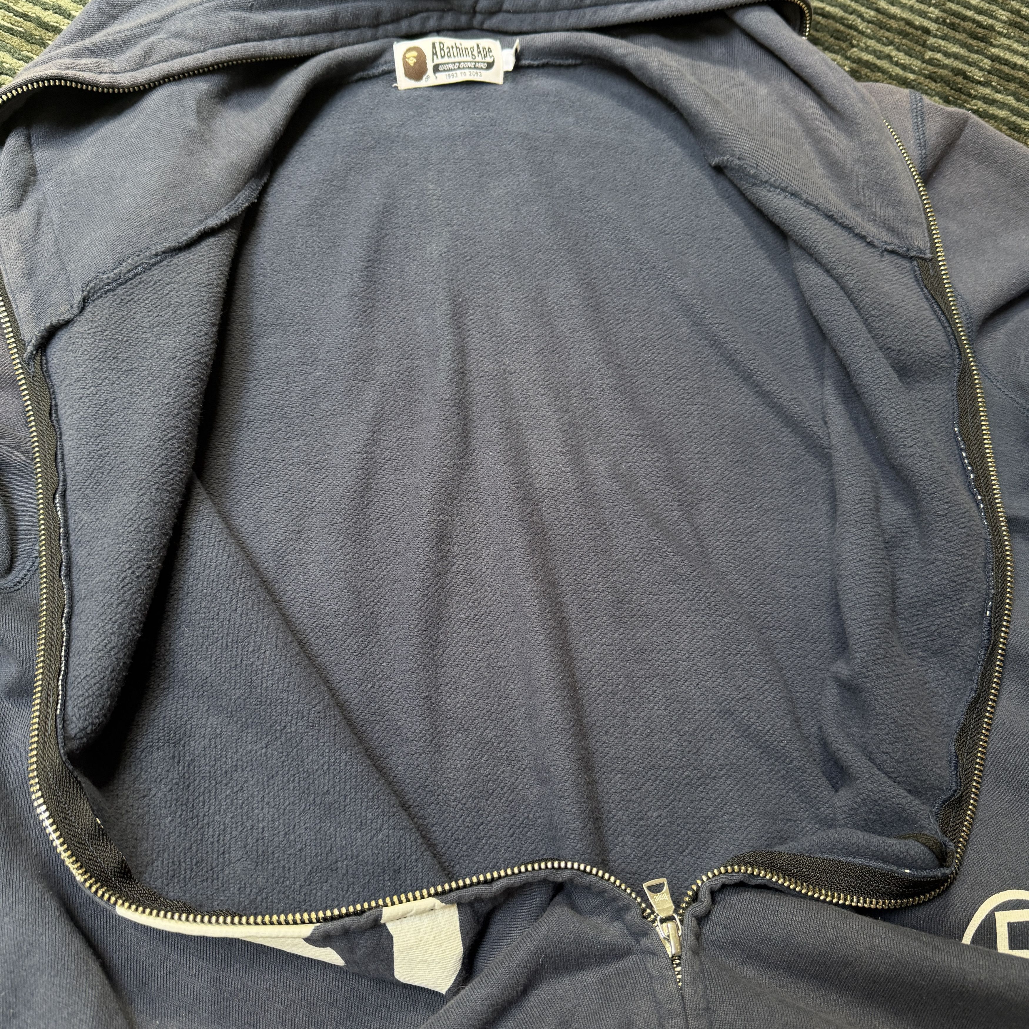 Bape BAPE Ape Mad Face Zip Up Hoodie Navy Size US L / EU 52-54 / 3 - 6 Thumbnail