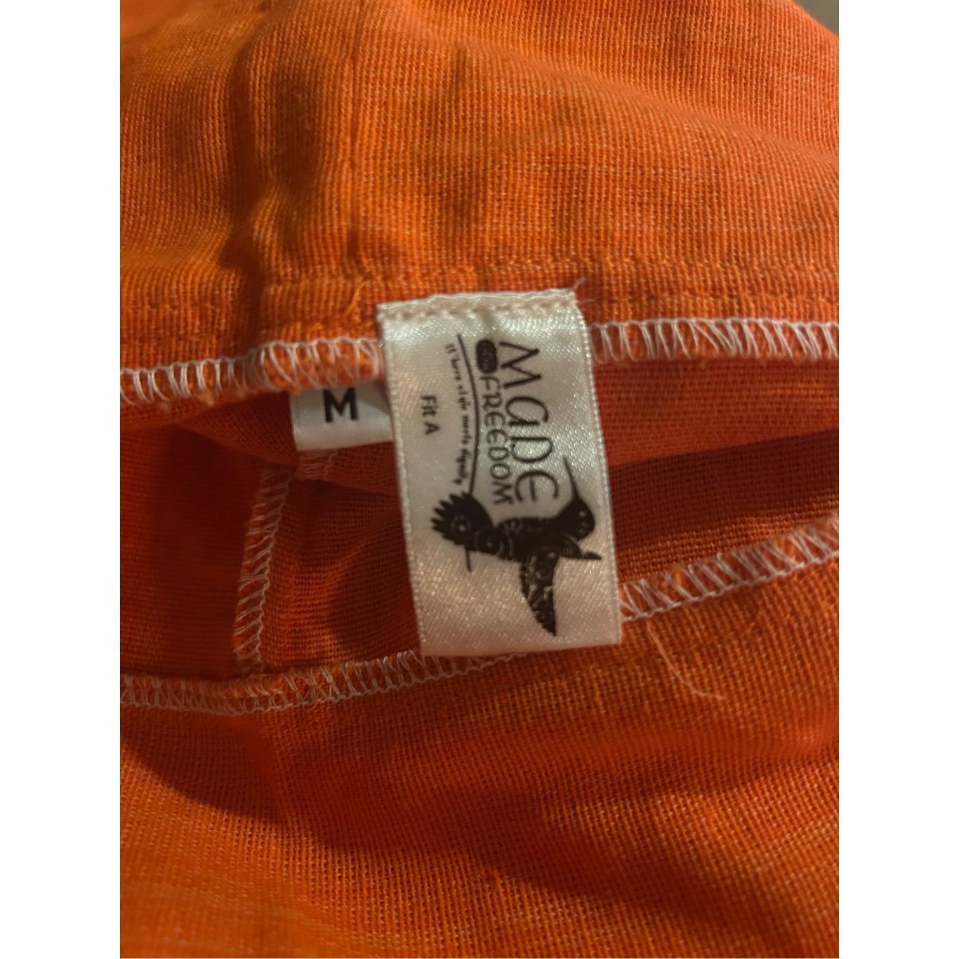 Other NWOT Made Freedom Women Thai Fisherman Pants Orange M Size 32" / US 10 / IT 46 - 4 Thumbnail