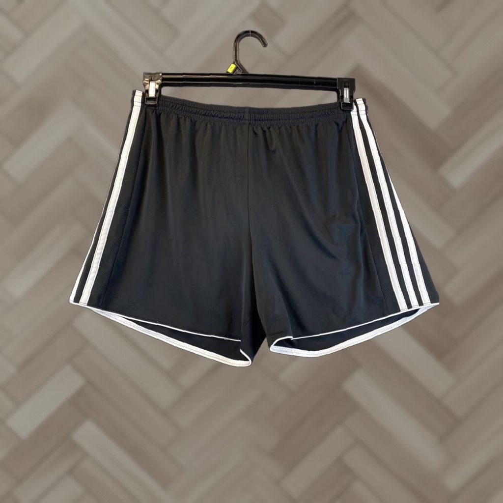 Adidas VINTAGE Adidas Women's Athletic Running Shorts Large Black/White Sport Wear Size L Size 36" / US 14 / IT 50 - 1 Thumbnail