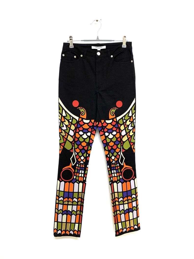 Givenchy Givenchy Size36 Ancient Egyptian totem print trousers Size US 28 / EU 44 - 1 Thumbnail