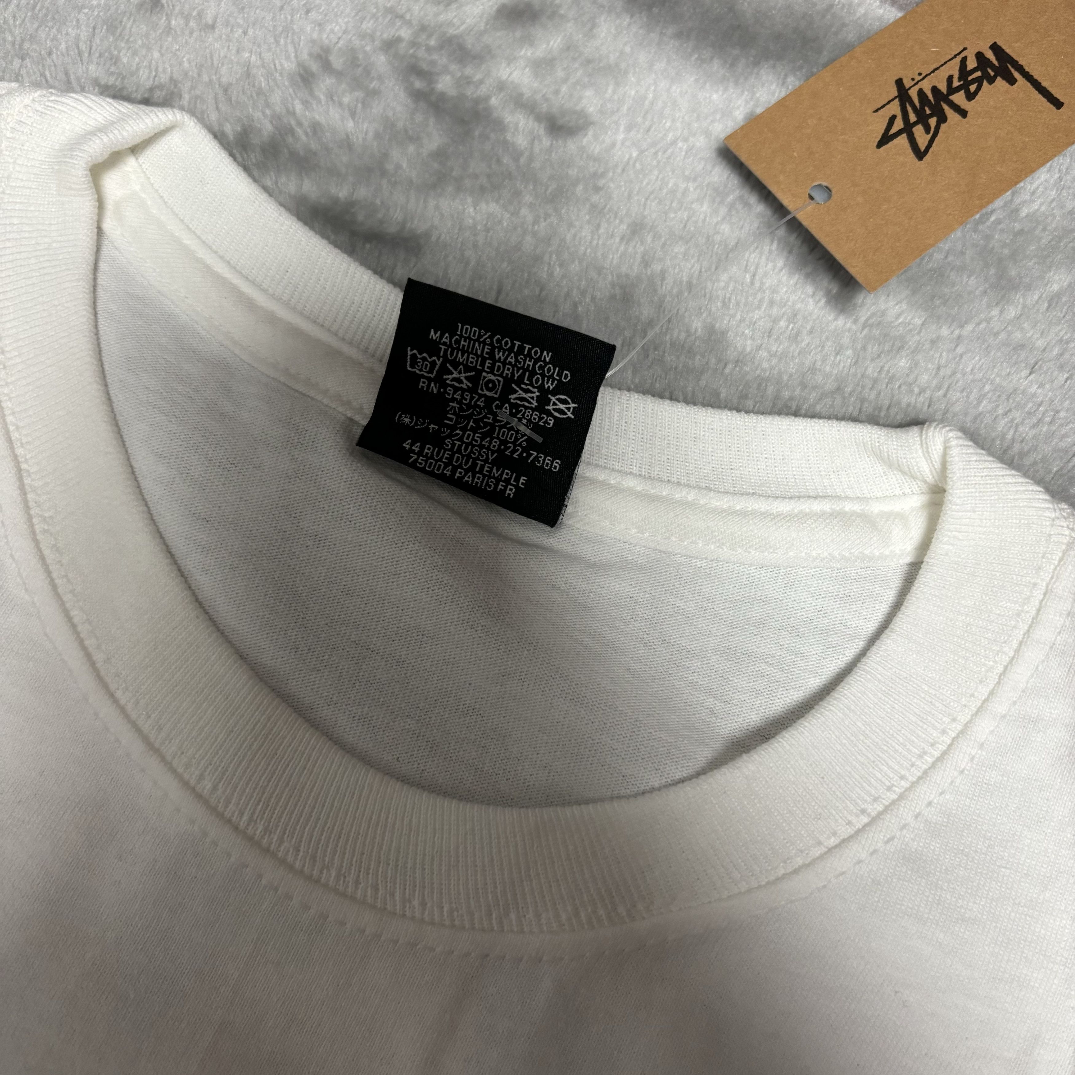 Stussy Stussy Plush Tee White Size US L / EU 52-54 / 3 - 4 Thumbnail