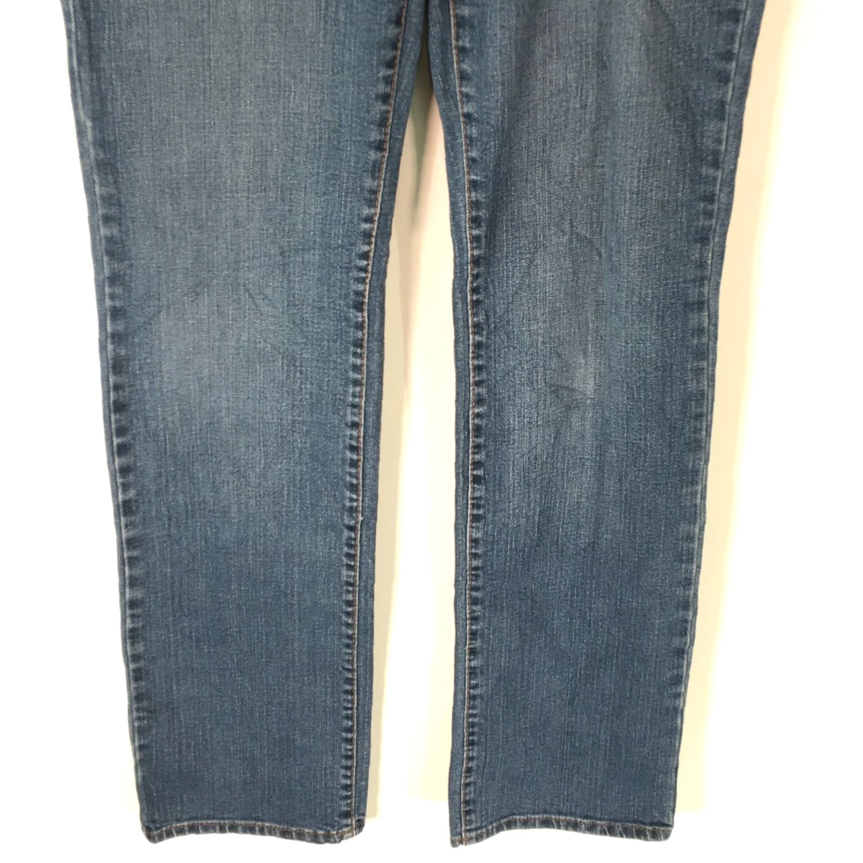 Denime VINTAGE ECKO Women's Straight Jeans Size 5 32X33 Blue Denim Regular Fit Mid Rise 90s Size 27" / US 4 / IT 40 - 5 Thumbnail