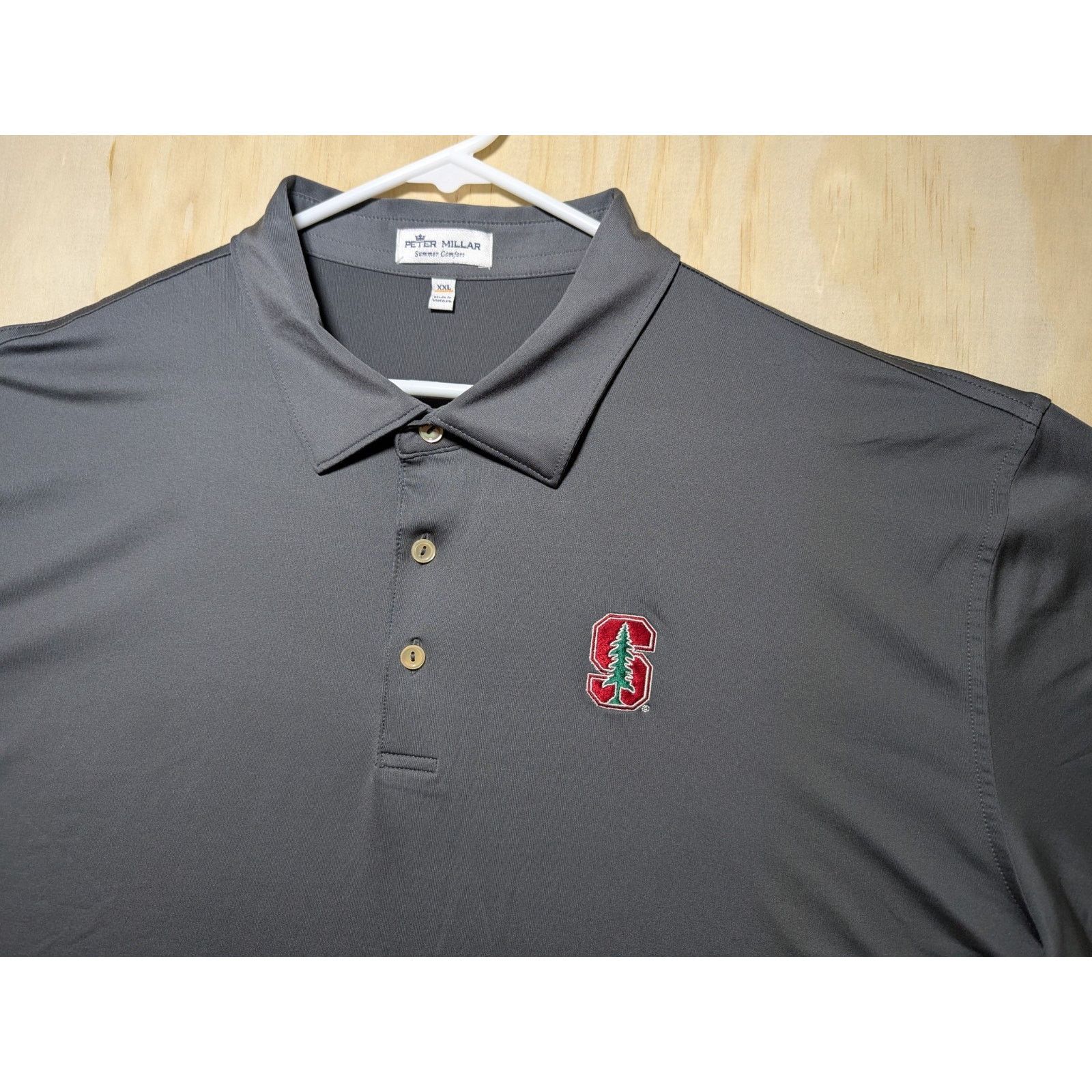 Peter Millar Peter Millar Men's XXL Stanford Cardinal Polo Summer Comfort Size US XXL / EU 58 / 5 - 4 Thumbnail