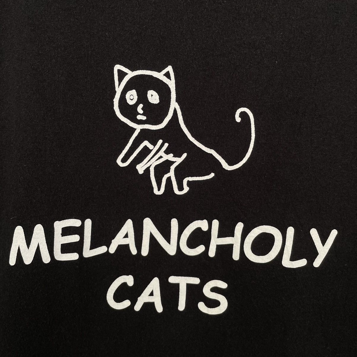 Vintage Vintage 90s Melancholy Cats Funny Humor T Shirt Size US S / EU 44-46 / 1 - 2 Thumbnail