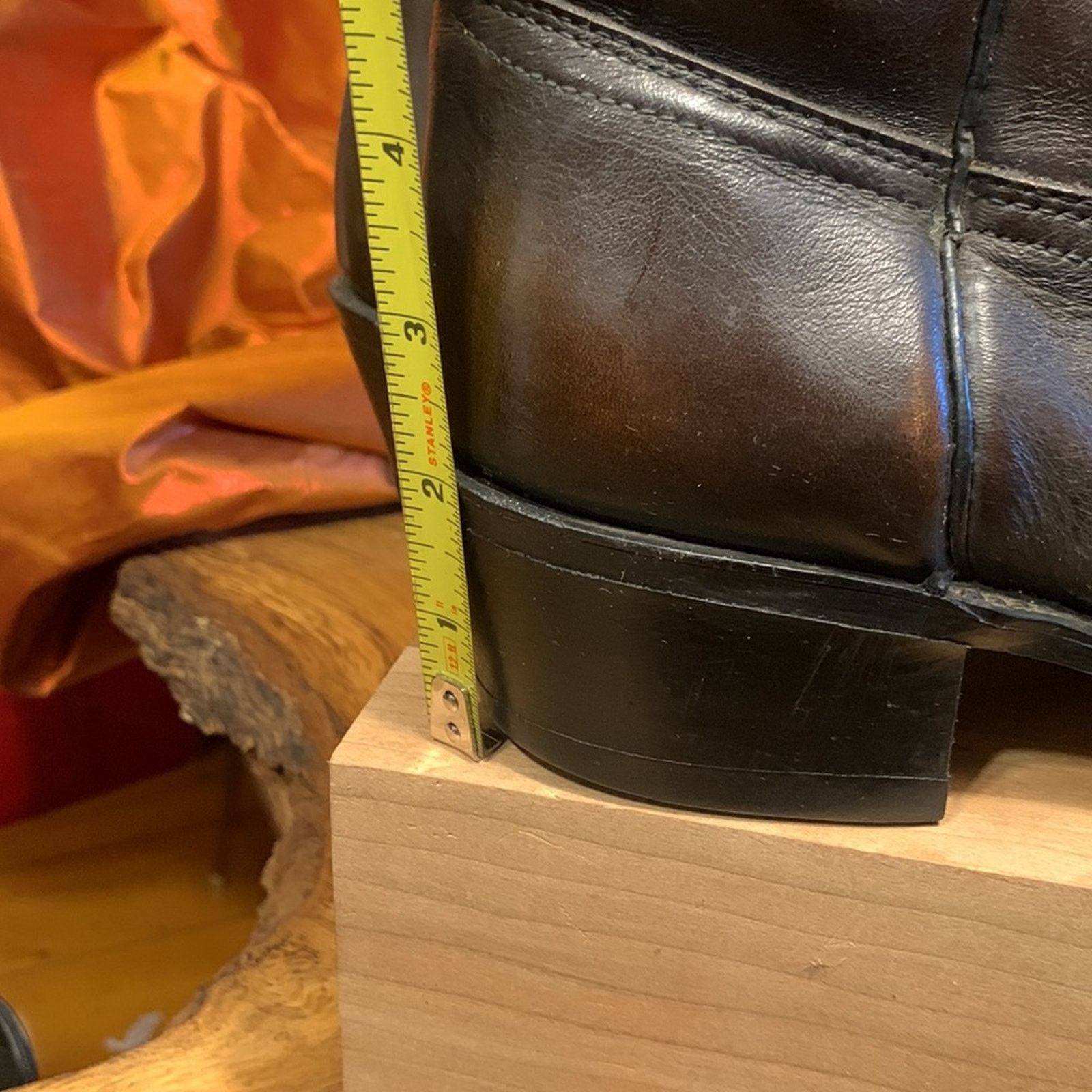 Acme Clothing Acme brown leather flame stitched Western cowboy boots Size US 9 / EU 42 - 13 Thumbnail