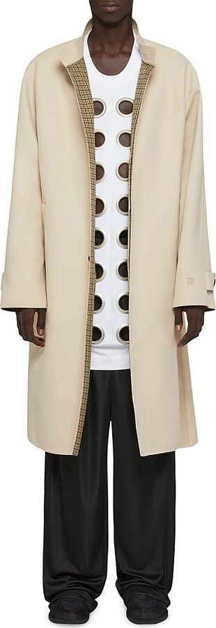 Givenchy o1w1db10325 Trenchoat in Beige Size US XL / EU 56 / 4 - 3 Thumbnail