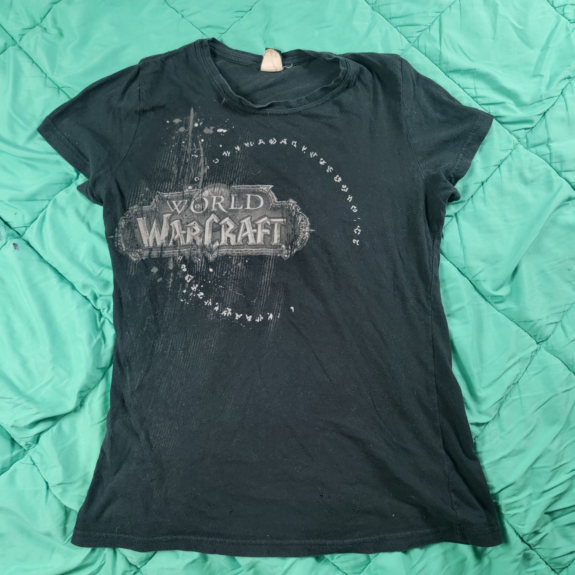 Jinx World Of Warcraft Womens Large Black Tshirt Short Sleev