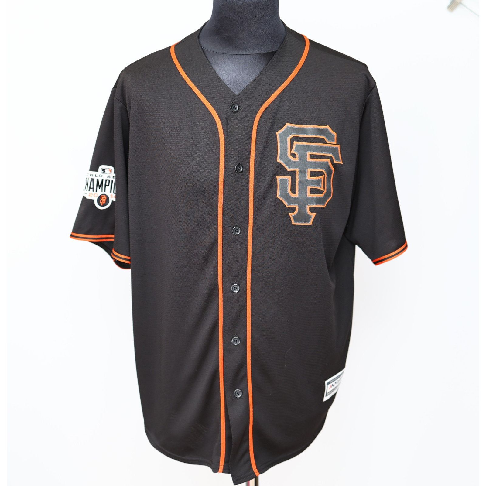 Majestic MAJESTIC SF Giants 2014 World Series Blank Jersey Size XL Size US XL / EU 56 / 4 - 1 Thumbnail