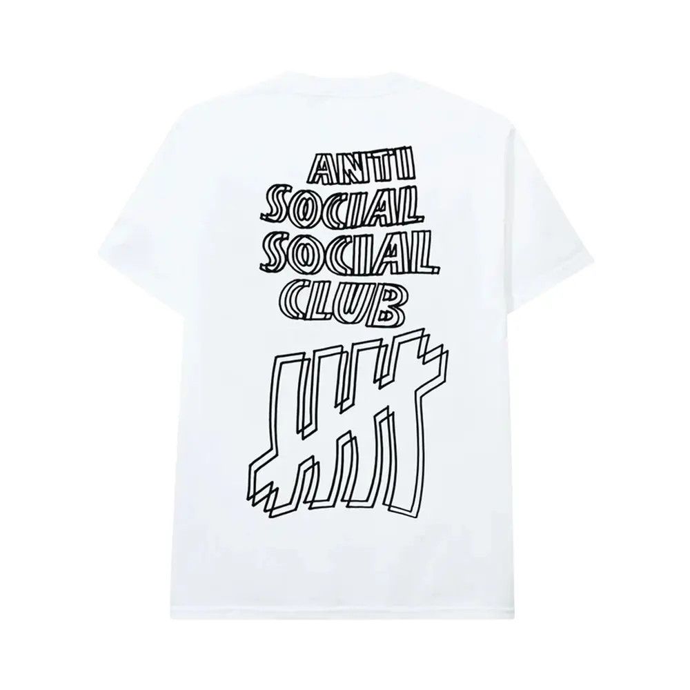 Anti Social Social Club × Undefeated White Tee Size US L / EU 52-54 / 3 - 2 Thumbnail
