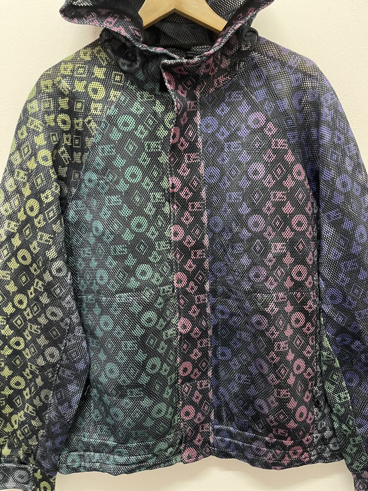 Designer Vintage Mesh Jacket Inspired LV Gradient Design Size US XL / EU 56 / 4 - 2 Thumbnail