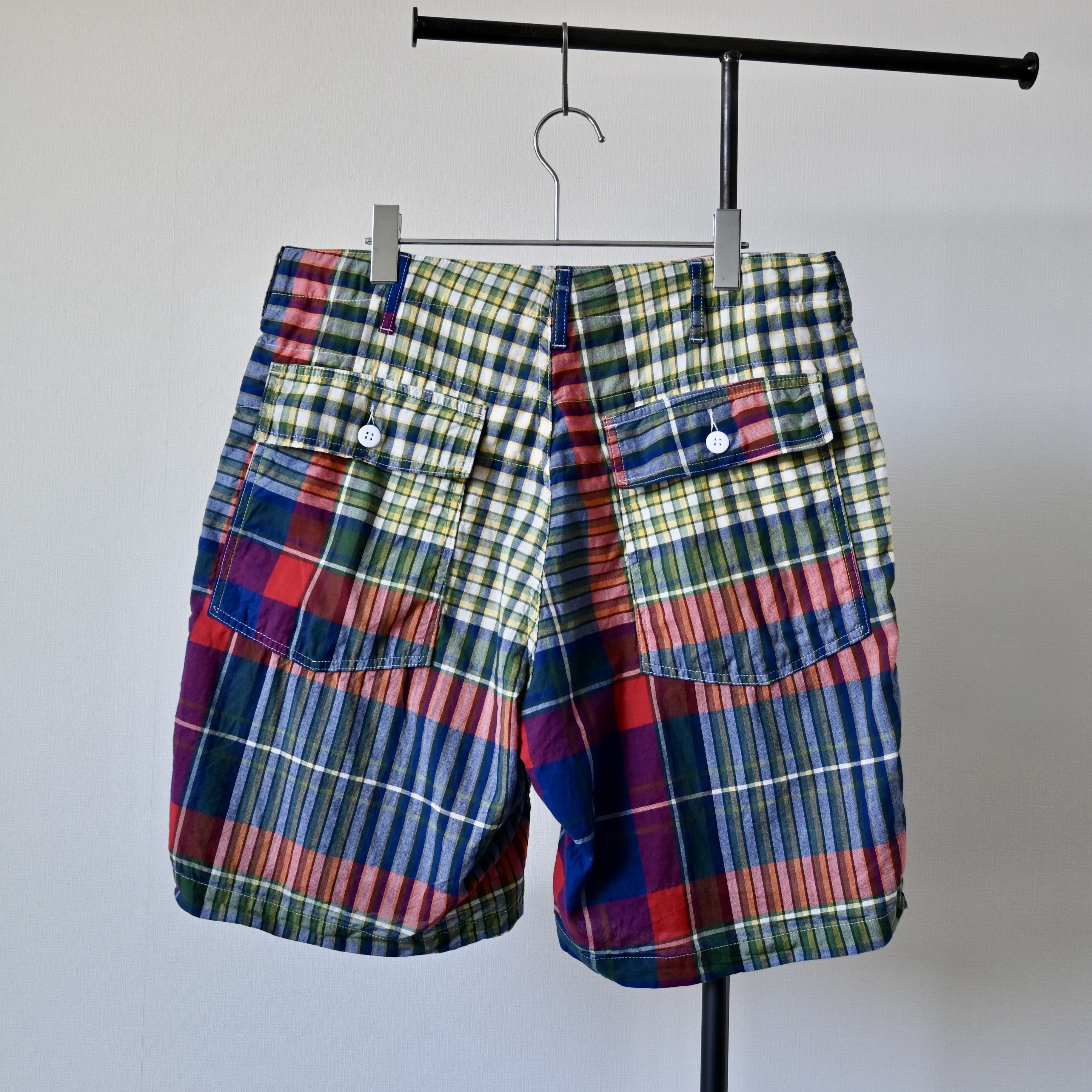 Engineered Garments UNUSED, Engineered Garments, Painter Shorts, Madras Plaid, M Size US 34 / EU 50 - 3 Thumbnail