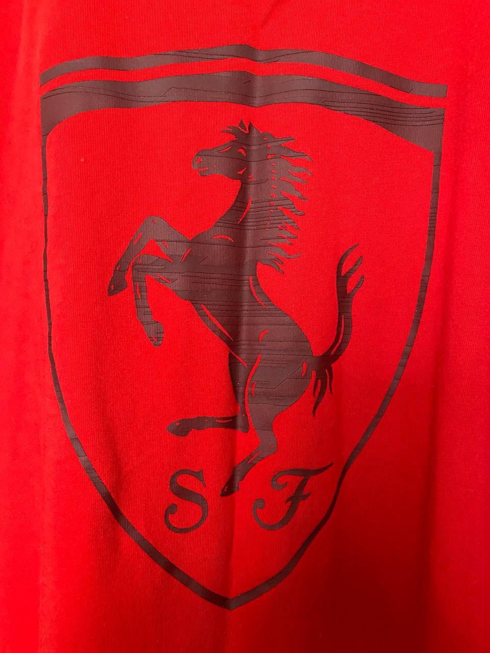 Ferrari × Puma × Vintage 📌Puma Mens Ferrari Racing Red Crew Neck Short Sleeve T-Shirt Size US L / EU 52-54 / 3 - 3 Thumbnail