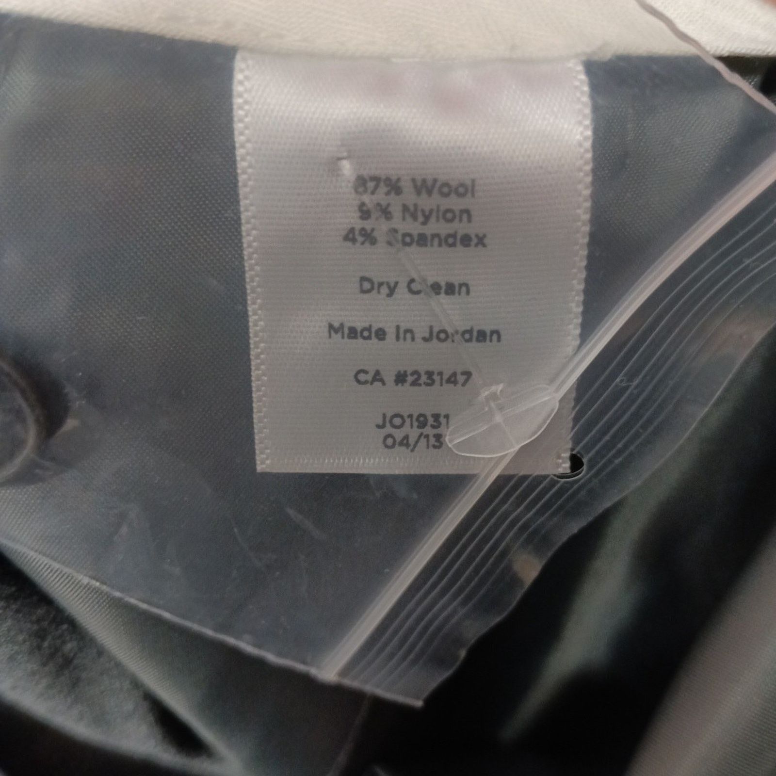 Other Talbots Signature Women High Waist Pants 24W Gray Wool Blend Size 32" / US 10 / IT 46 - 7 Thumbnail