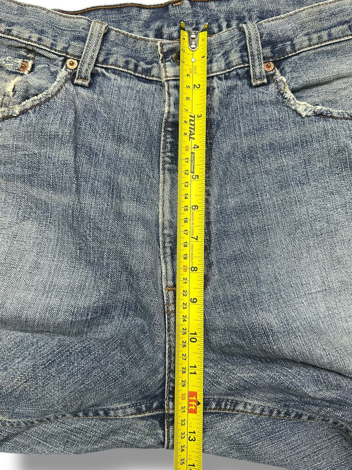 Levi's Vintage Levi’s 502 Distressed Straight Fit Denim Faded Wash Size US 36 / EU 52 - 19 Thumbnail