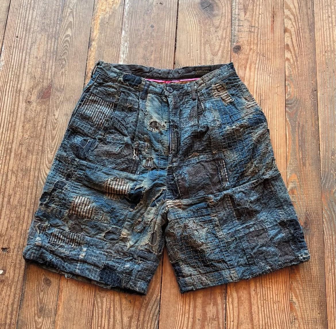 Kapital Kapital Boro Denim IVY Shorts size 2 Size US 32 / EU 48 - 1 Thumbnail