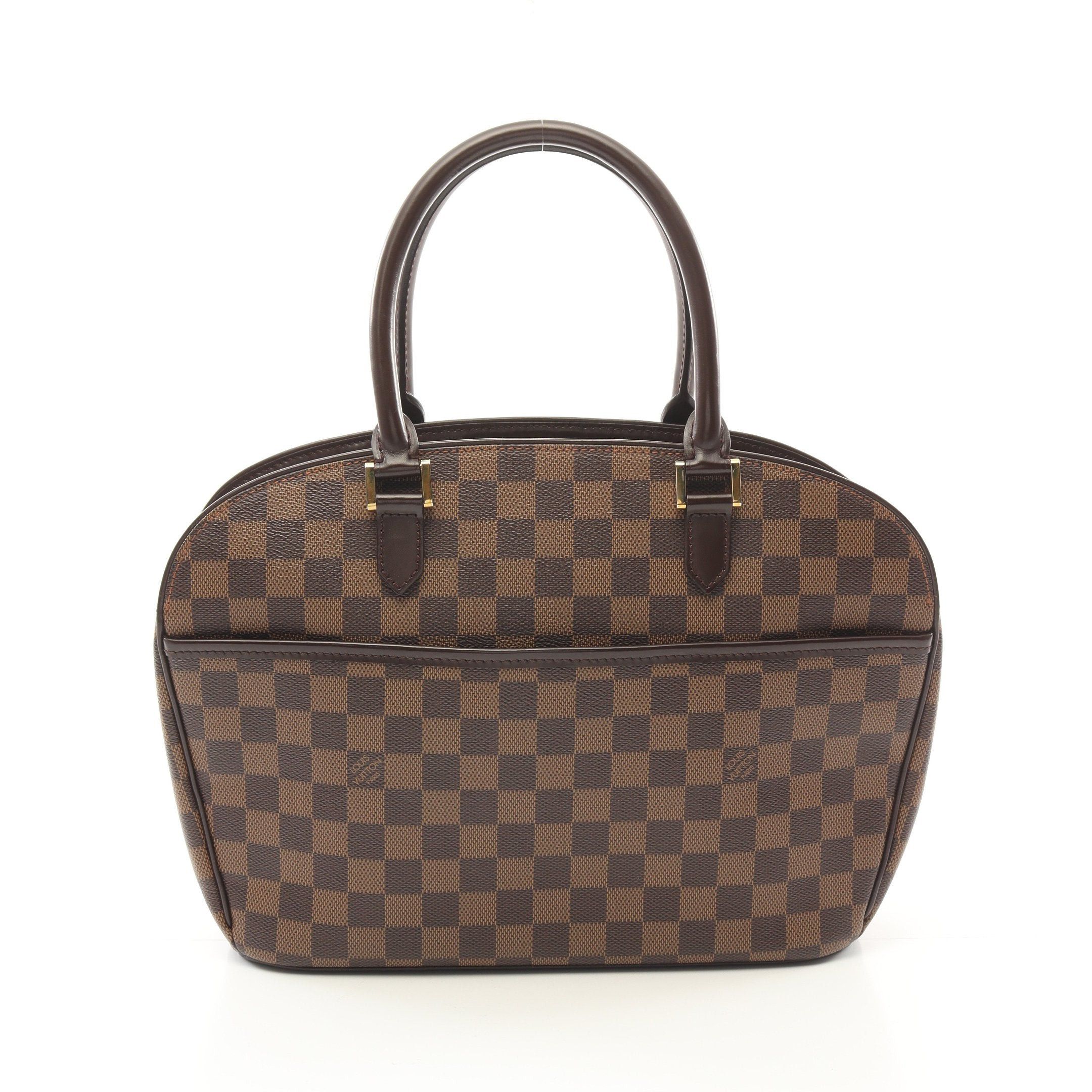 Louis Vuitton Louis Vuitton Saria Horizontal Damier Ebene Handbag Leather Brown Size ONE SIZE - 1 Thumbnail