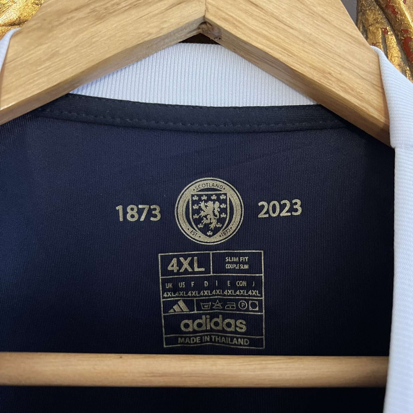 Adidas Adidas Scotland 150th Anniversary Shirt Collectors Sz 4XL Size US XXL / EU 58 / 5 - 6 Thumbnail