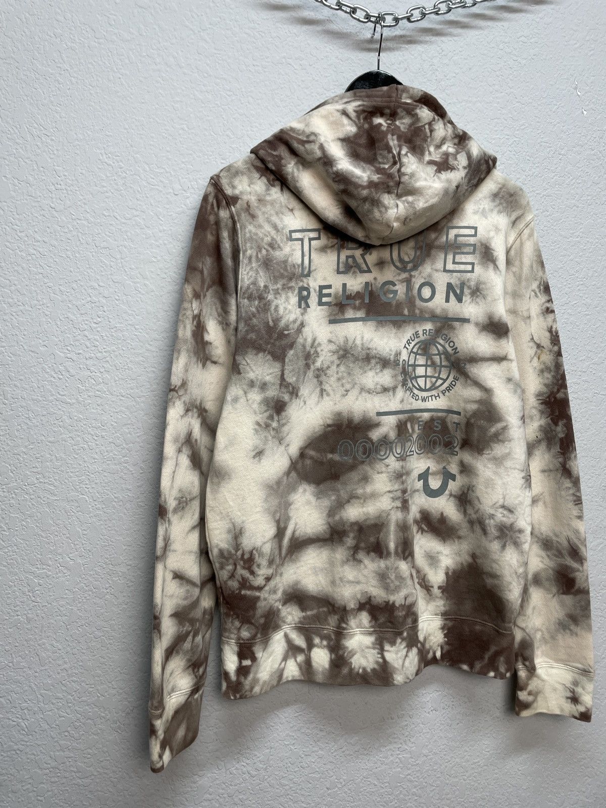 Japanese Brand Vintage Y2K True Religion Tye Dye Zip Hoodie Size US M / EU 48-50 / 2 - 10 Thumbnail