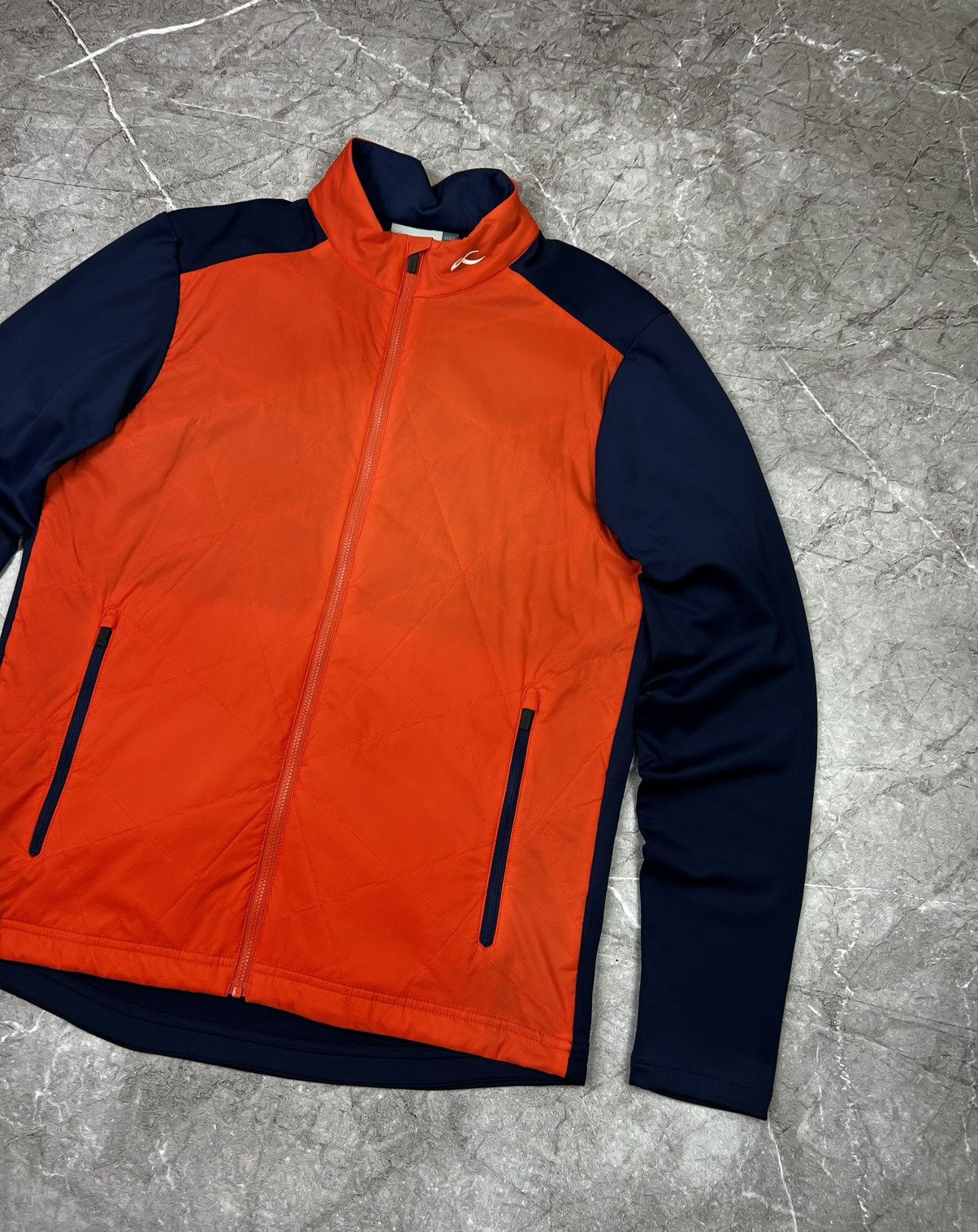 KJUS Orange Polyamide Zip Up Jacket Size 50 M Size US M / EU 48-50 / 2 - 2 Thumbnail