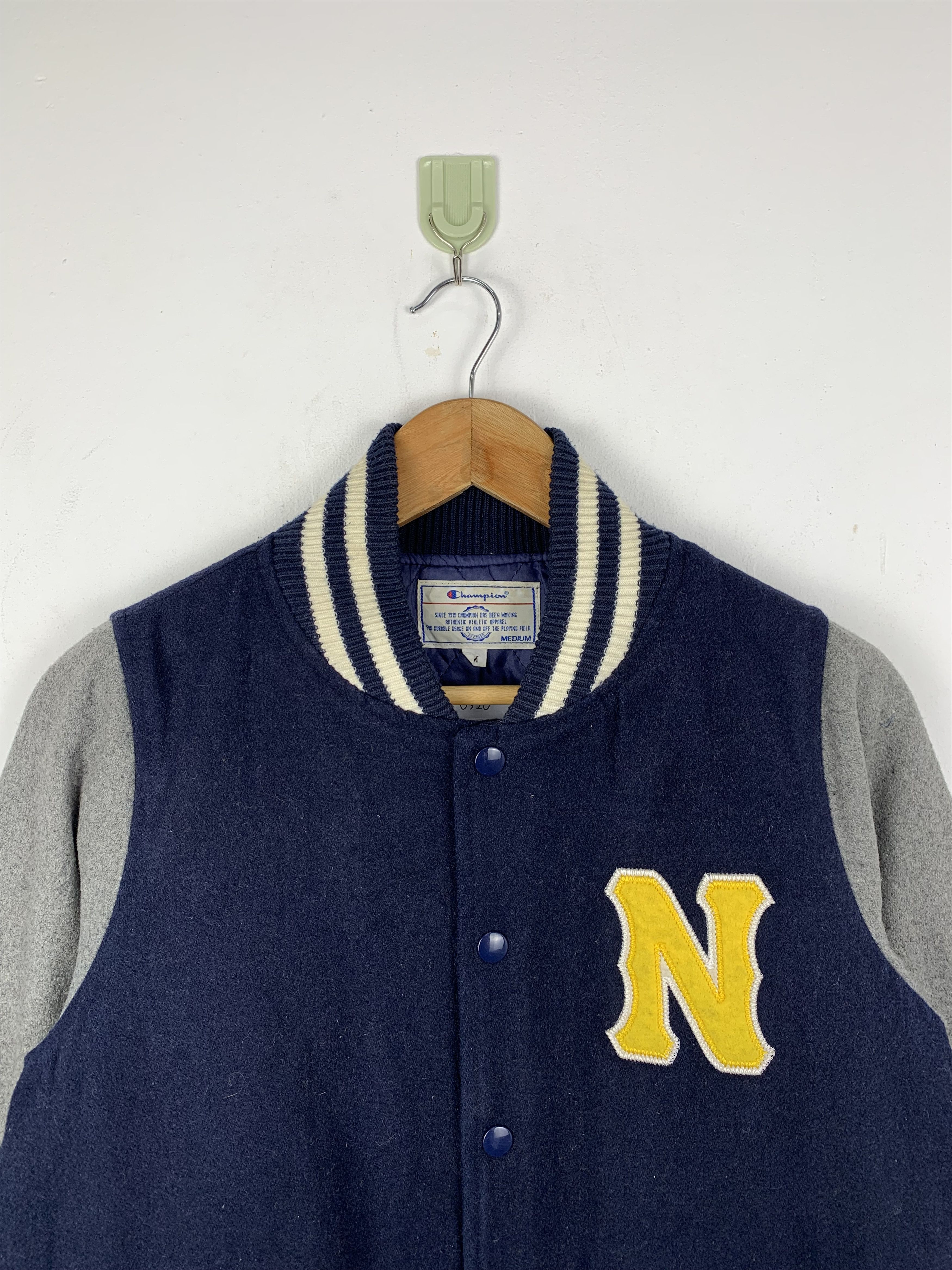 Champion Vintage Champion Wool Varsity Jacket V0520 Size US M / EU 48-50 / 2 - 2 Thumbnail