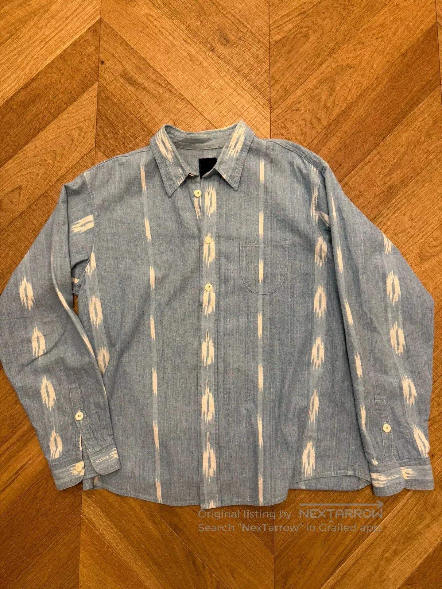 Visvim Visvim Handyman L/S Natural Dye Shirt. Size US L / EU 52-54 / 3 - 1 Thumbnail