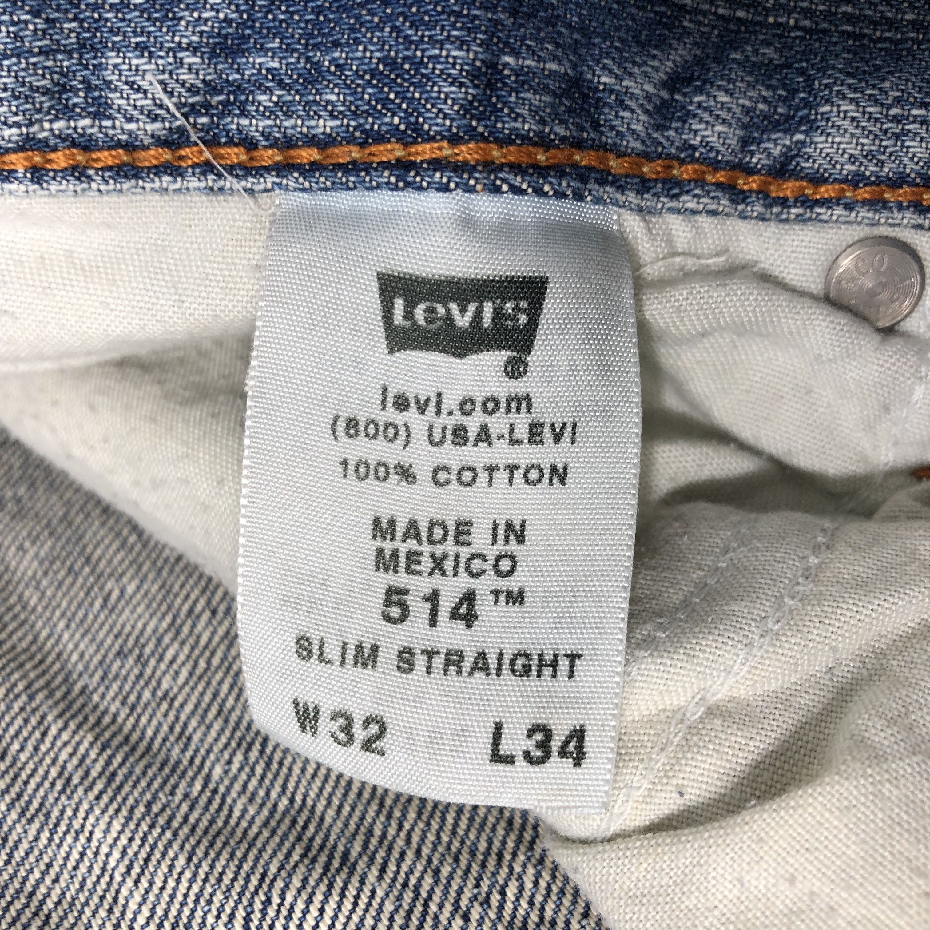 Levi's Vintage Levi's 514 Jeans Slim Straight Denim KJ981 Size US 32 / EU 48 - 13 Thumbnail