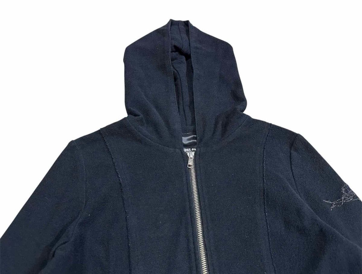 If Six Was Nine × Japanese Brand × Le Grande Bleu (L.G.B.) 🔥Y2K Archived Royal Order Frayed Zip Up Hoodie GothPunk Size US M / EU 48-50 / 2 - 9 Thumbnail