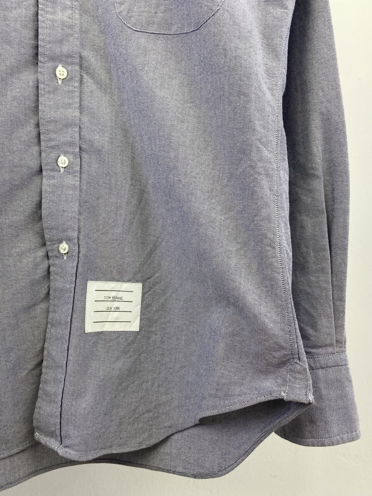 Thom Browne Thom Browne New York Light Blue Oxford Classic Shirt Size US M / EU 48-50 / 2 - 4 Thumbnail