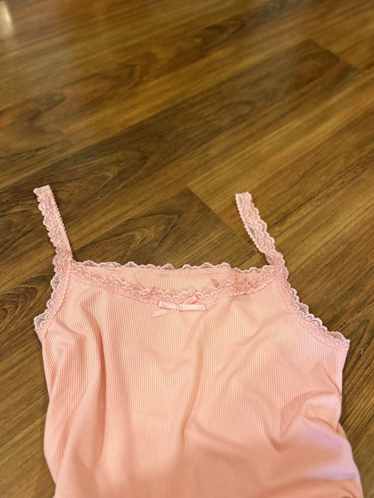 Shein Medium Pink Lace Tank Top Size M / US 6-8 / IT 42-44 - 5 Thumbnail