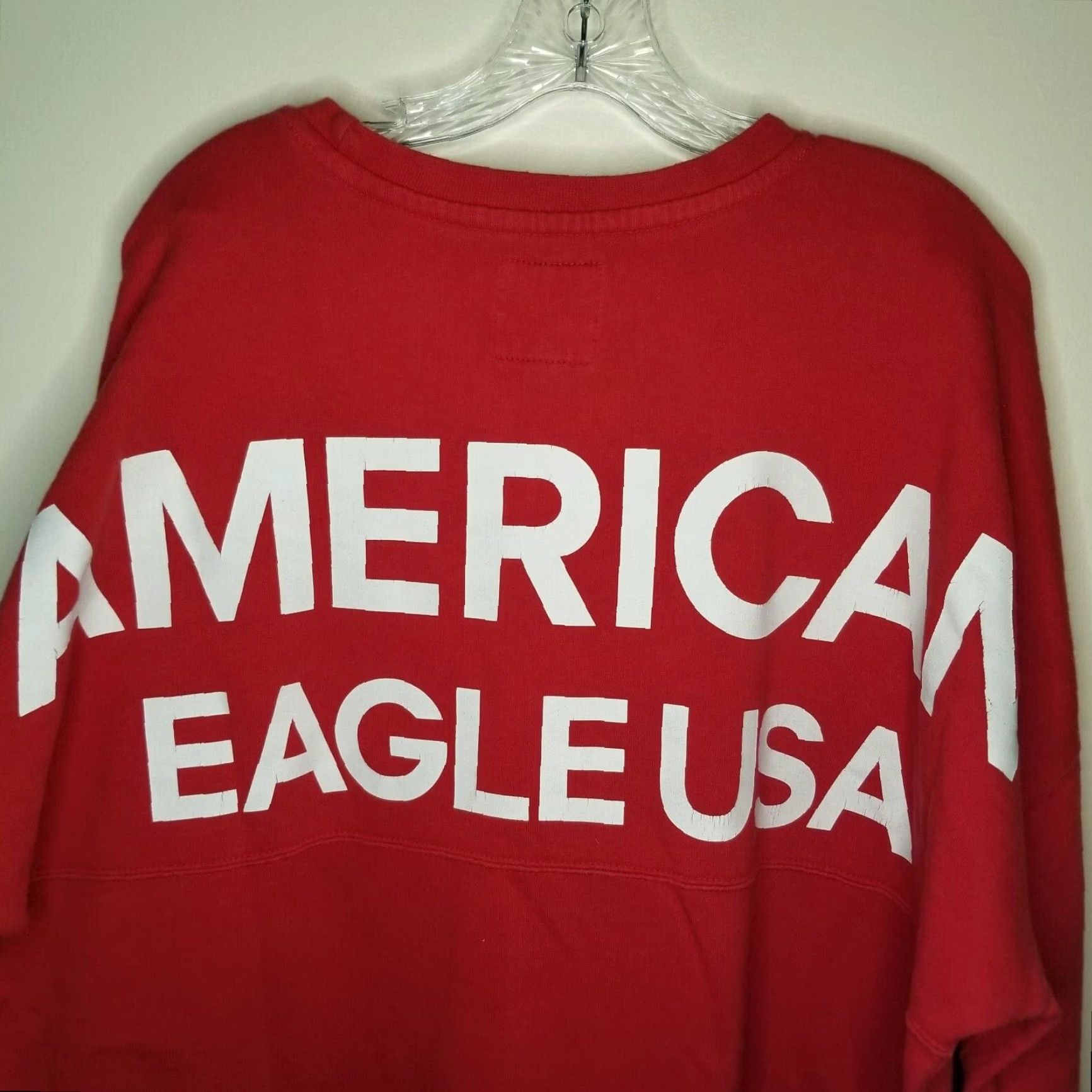 American Eagle Outfitters American Eagle Women's Red Long Sleeve Pullover Sweater 3XL Size XXL / US 16-18 / IT 52-54 - 6 Thumbnail