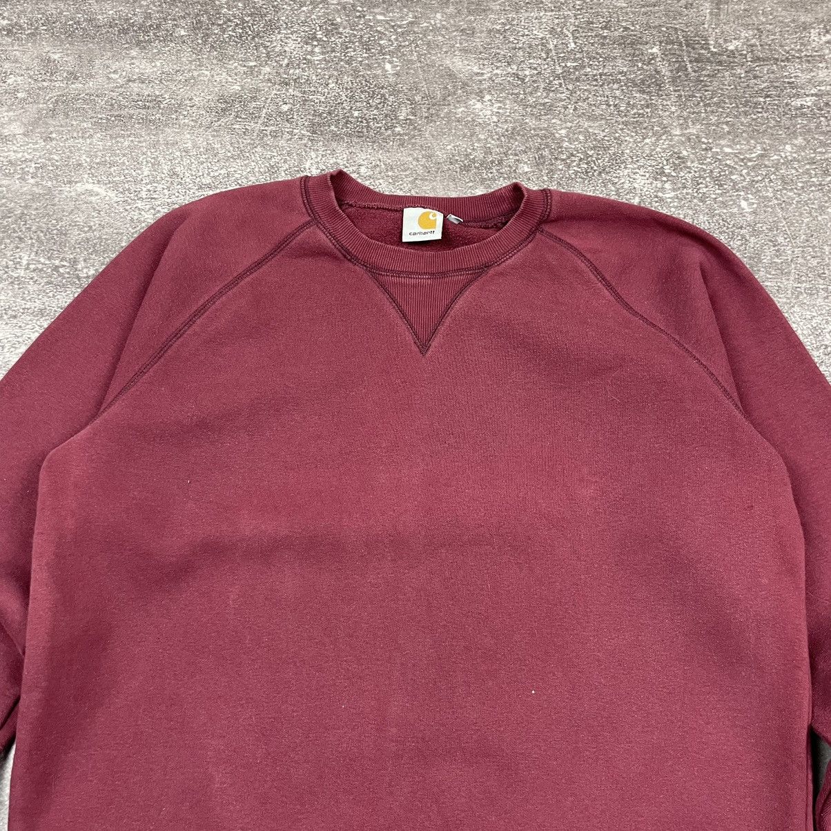 Carhartt Carhartt Burgundy Chase Sweater Size US M / EU 48-50 / 2 - 2 Thumbnail