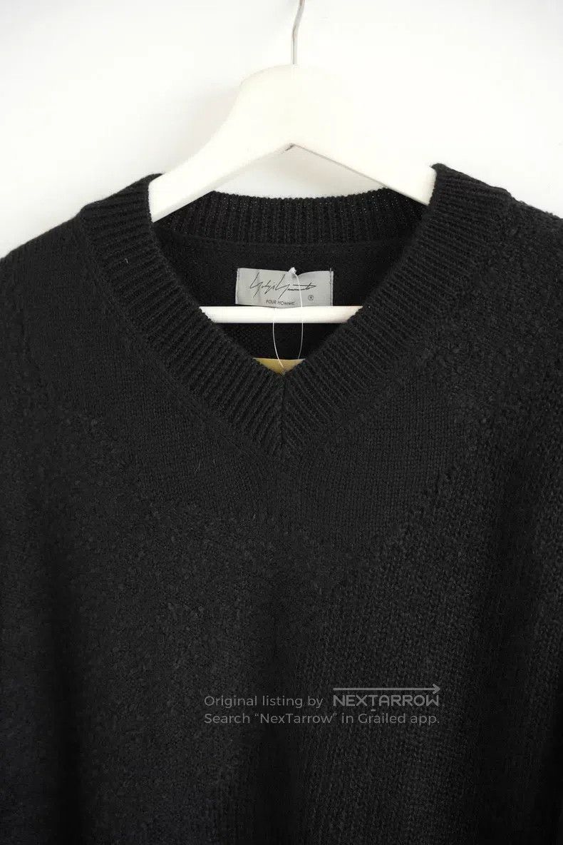 Yohji Yamamoto YOHJI YAMAMOTO Fuzzy Vintage Patchwork Sweater Size US L / EU 52-54 / 3 - 3 Thumbnail