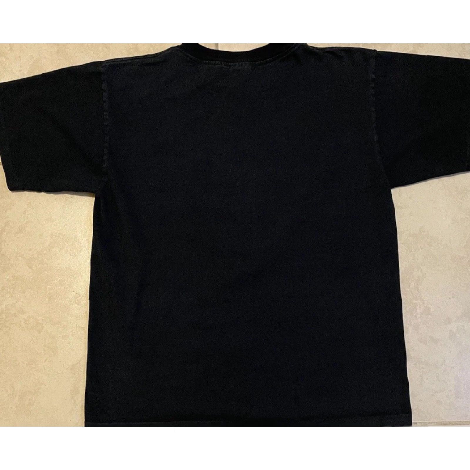 Native VINTAGE 90s Alaska Faded Art T-Shirt Black Men Small Short Sleeve Native Surf Skate Grunge Biker USA Art Nature Size US S / EU 44-46 / 1 - 5 Thumbnail