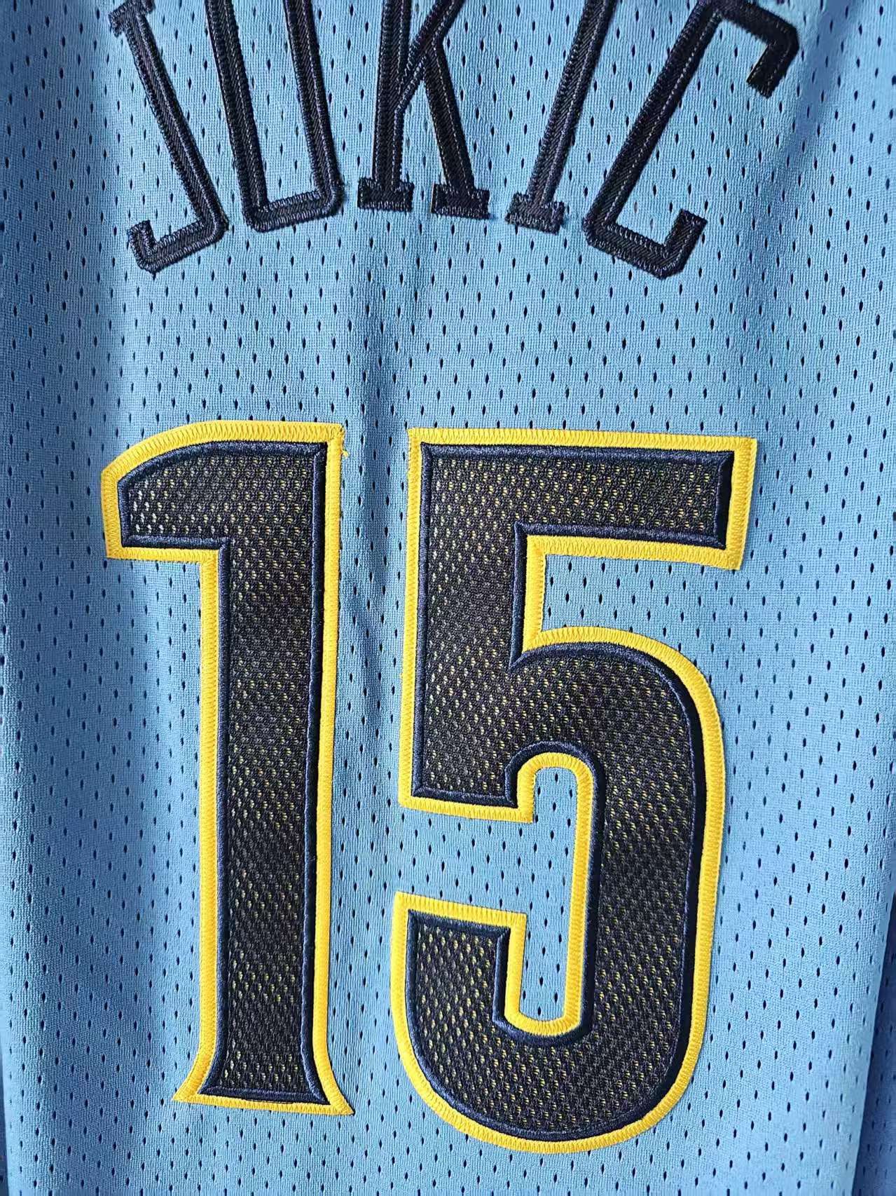NBA Denver Nuggets #15 Nikola Jokić Jersey Double Stitched Size US M / EU 48-50 / 2 - 4 Thumbnail