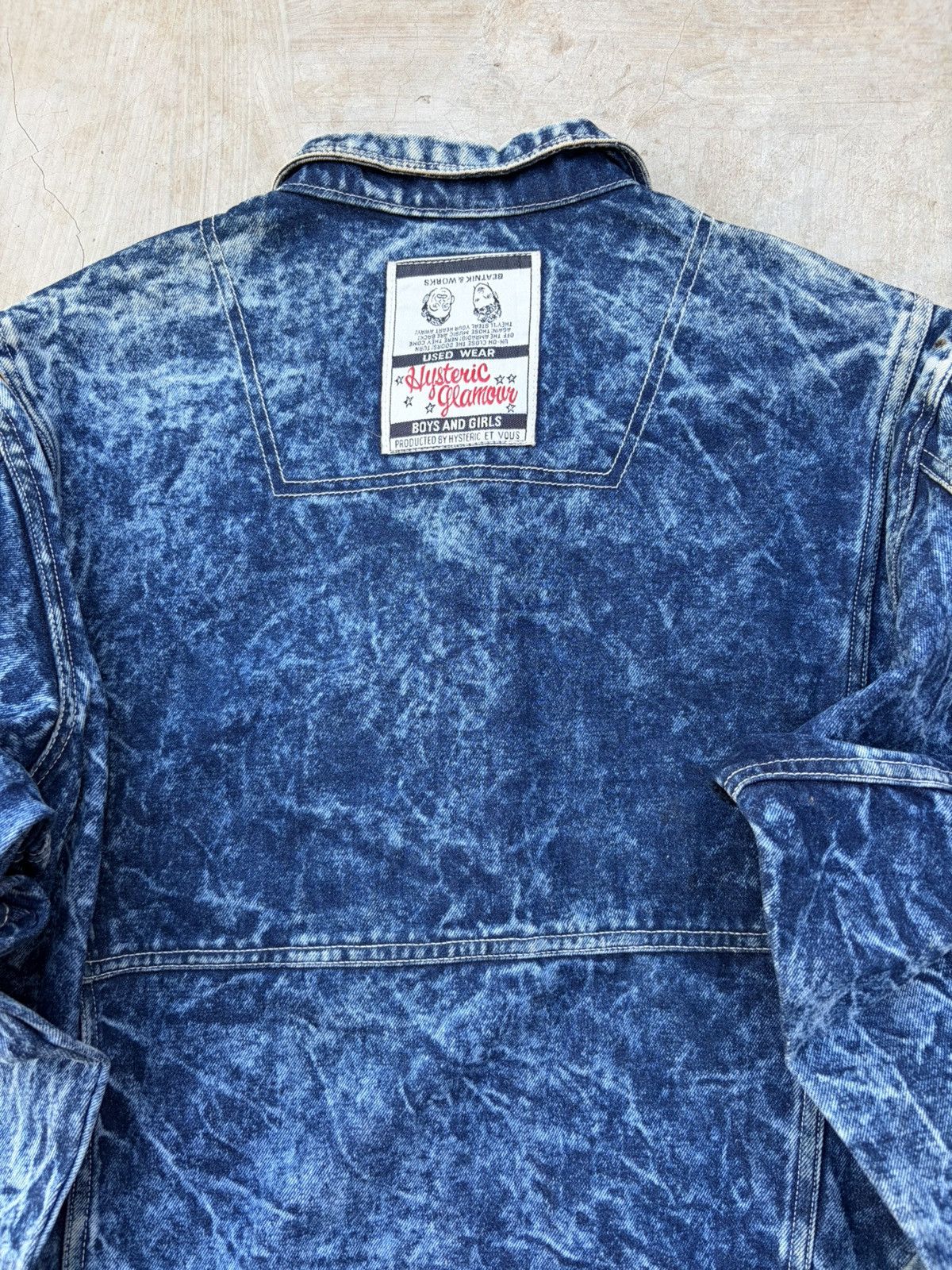 Hysteric Glamour Vintage 80s Hysteric Glamour Y2K Punk Denim Trucker Size US M / EU 48-50 / 2 - 5 Thumbnail