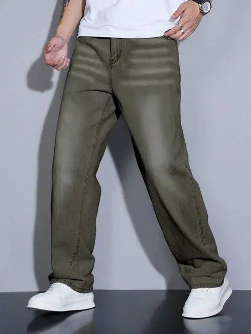 Casual Vintage washed RETRO jeans denim
