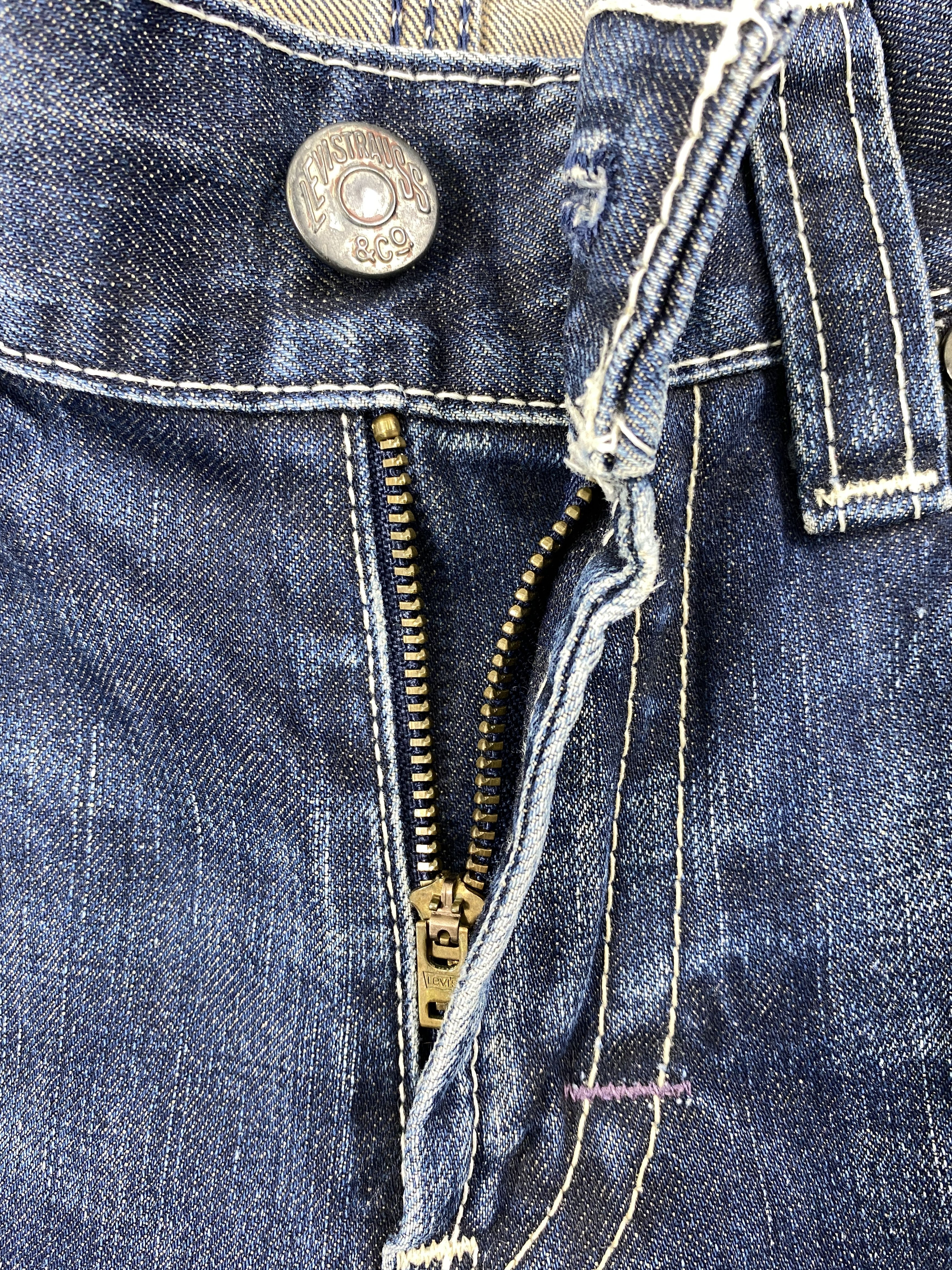 Levi's Distressed Blue Vintage Levi's 502 33x33 Denim -JN1453 Size US 33 - 6 Thumbnail