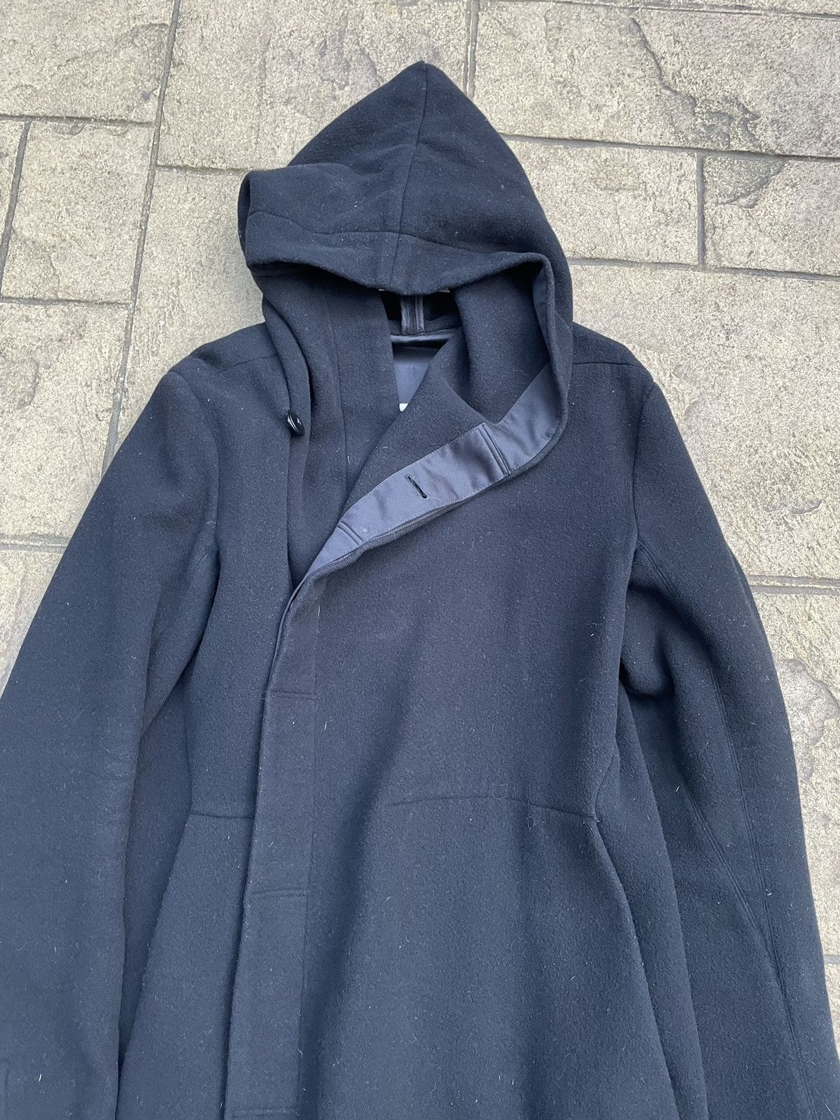 Rick Owens Rick Owens Drkshdw Coat Jacket Hooded Black Size US M / EU 48-50 / 2 - 4 Thumbnail