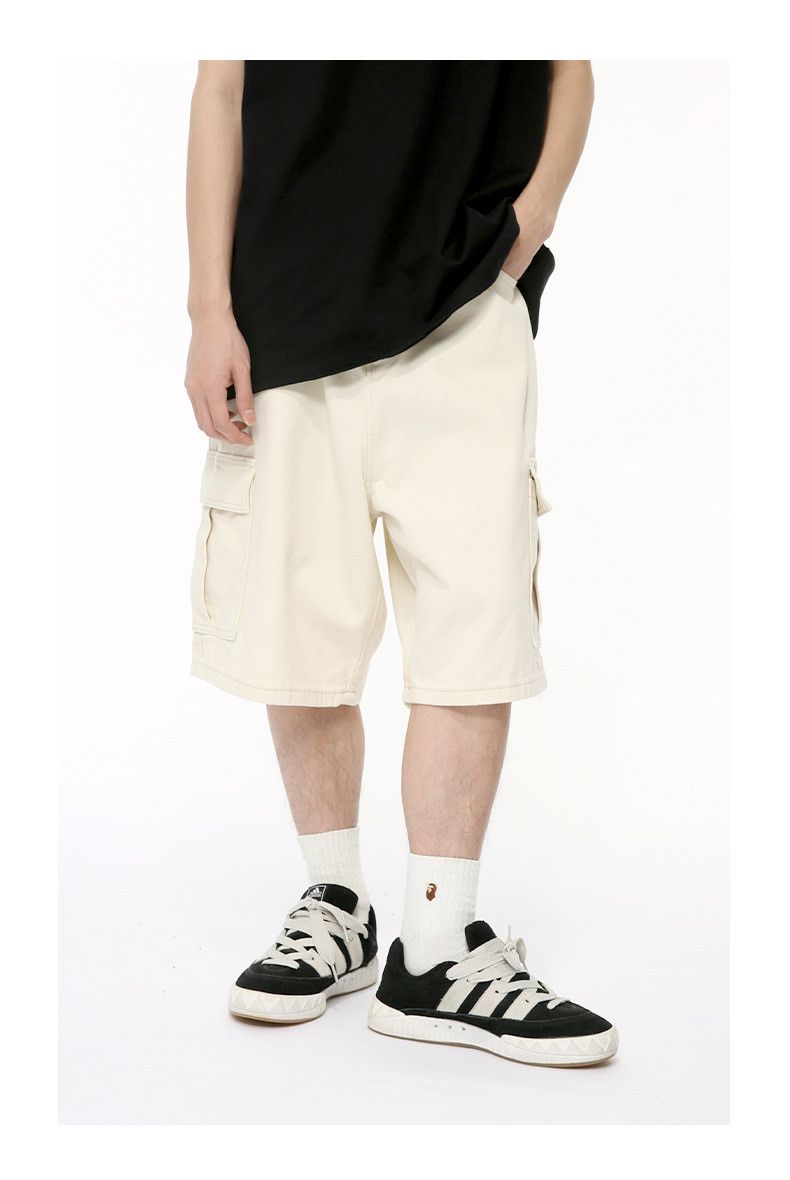 Japanese Brand × Jean Simple Apricot Straight Pocket Cargo Shorts Size US 32 / EU 48 - 1 Thumbnail