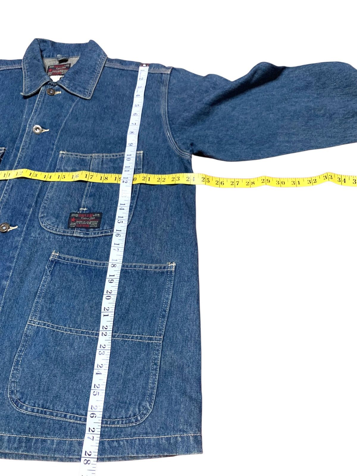 If Six Was Nine Vintage Bayleaf Denim Worker Button Jacket Size US M / EU 48-50 / 2 - 11 Thumbnail