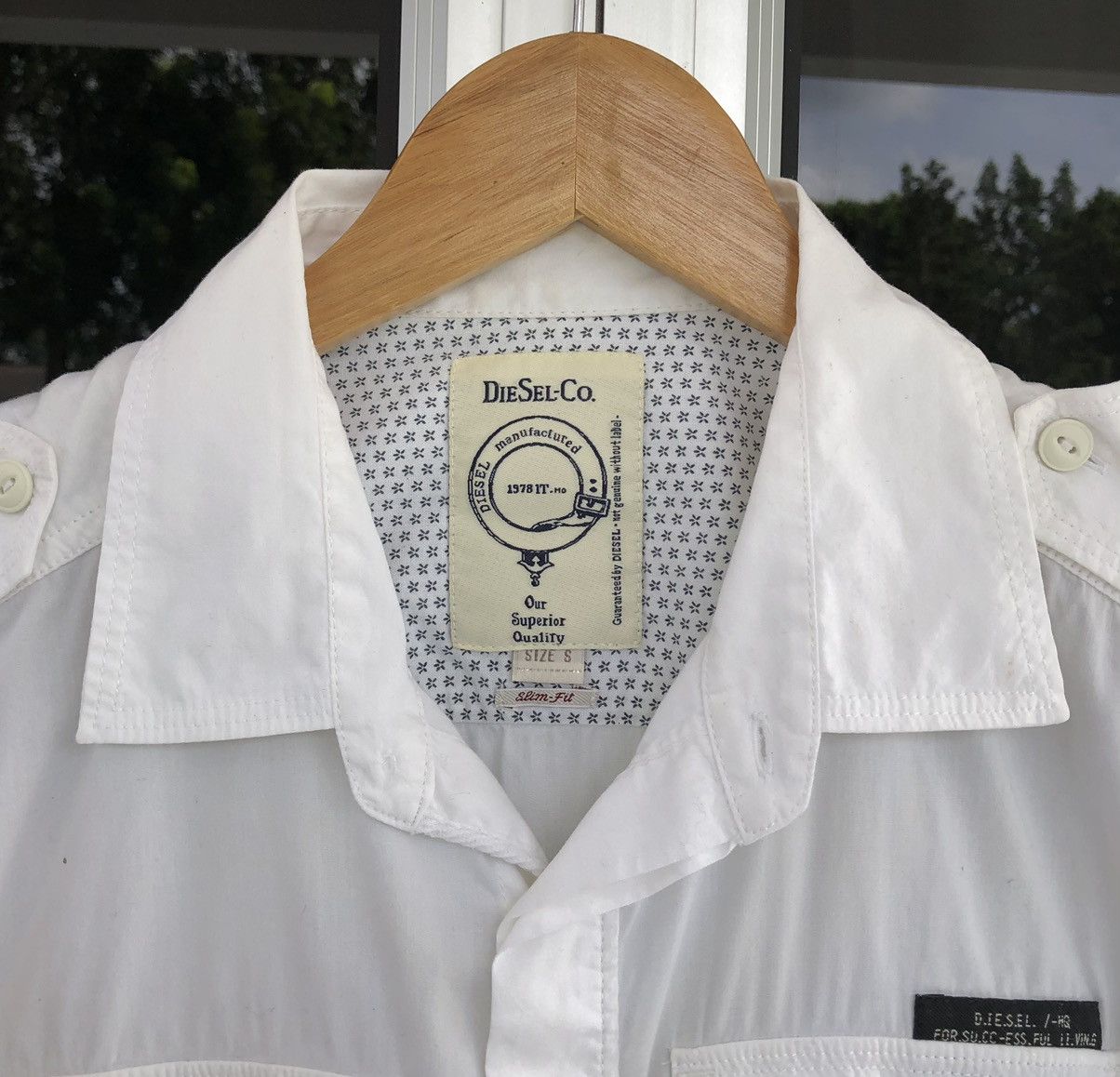Diesel DIESEL-CO Slim Fits Short Sleeve Shirt Size US S / EU 44-46 / 1 - 12 Thumbnail