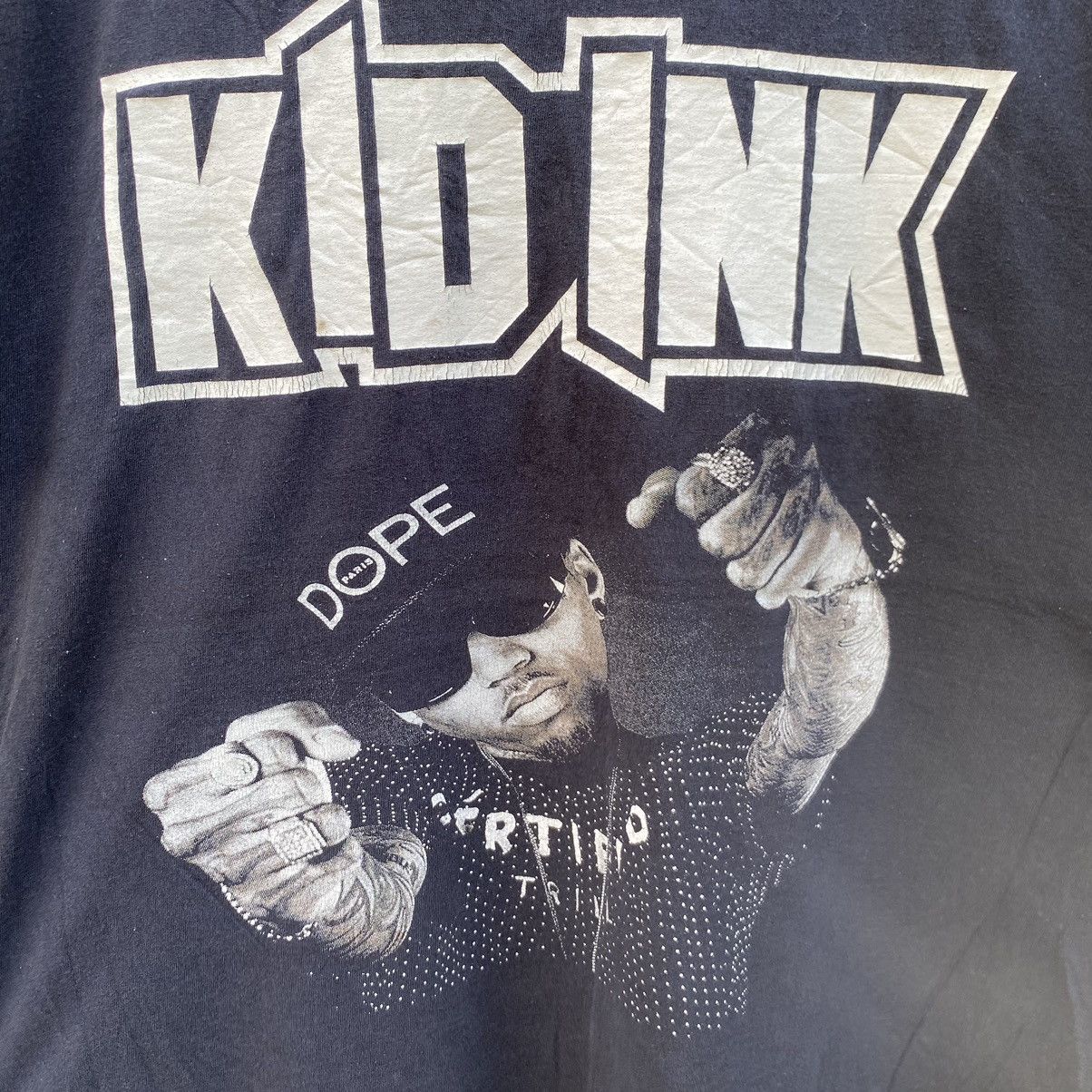 Rap Tees Thrashed Faded Vintage Y2K Kid Ink ERD GRUNGE RAPPER TEE Size US L / EU 52-54 / 3 - 3 Thumbnail