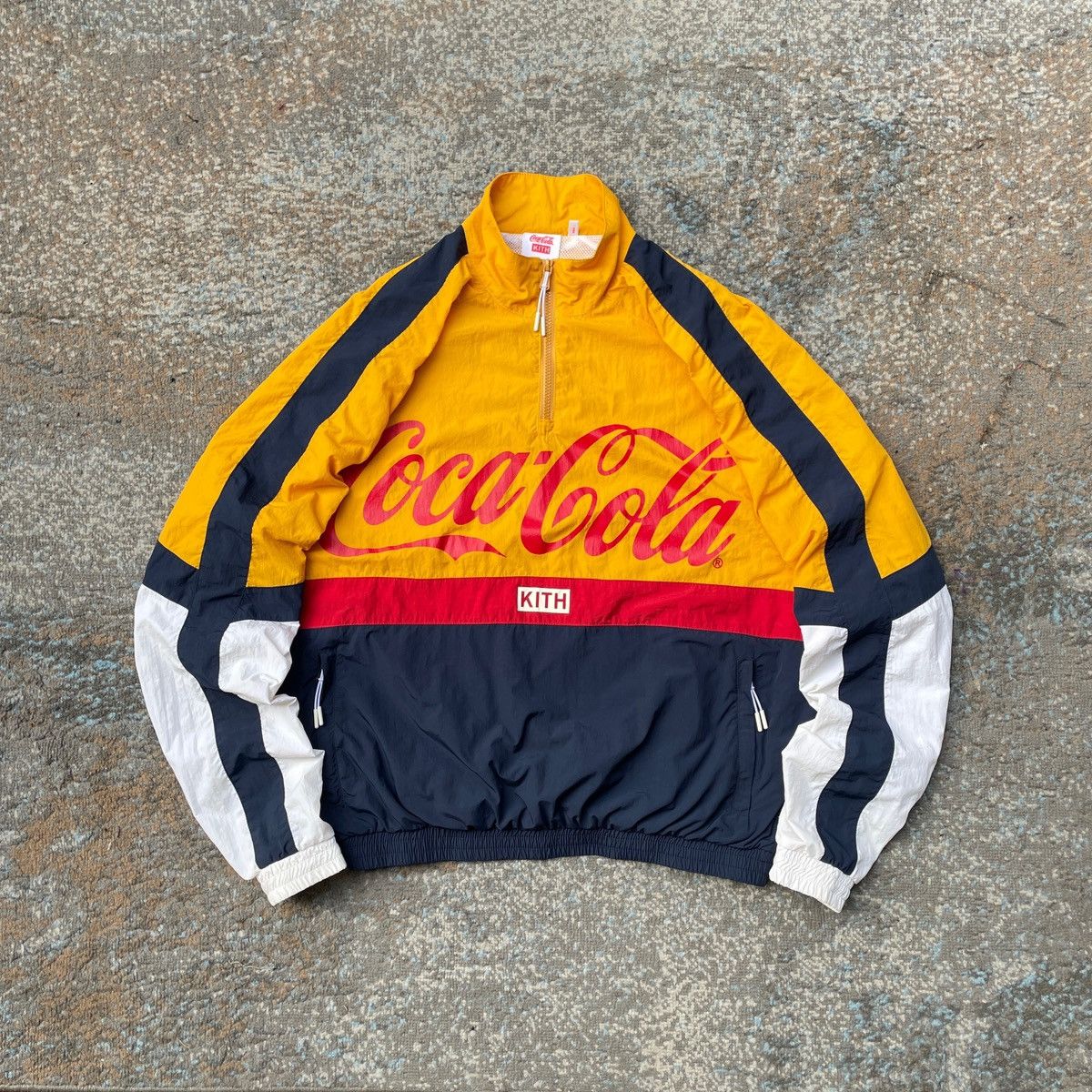 Coca Cola × Kith Kith x Coca Cola 1/4 Nylon Zip Jacket Size US M / EU 48-50 / 2 - 3 Thumbnail