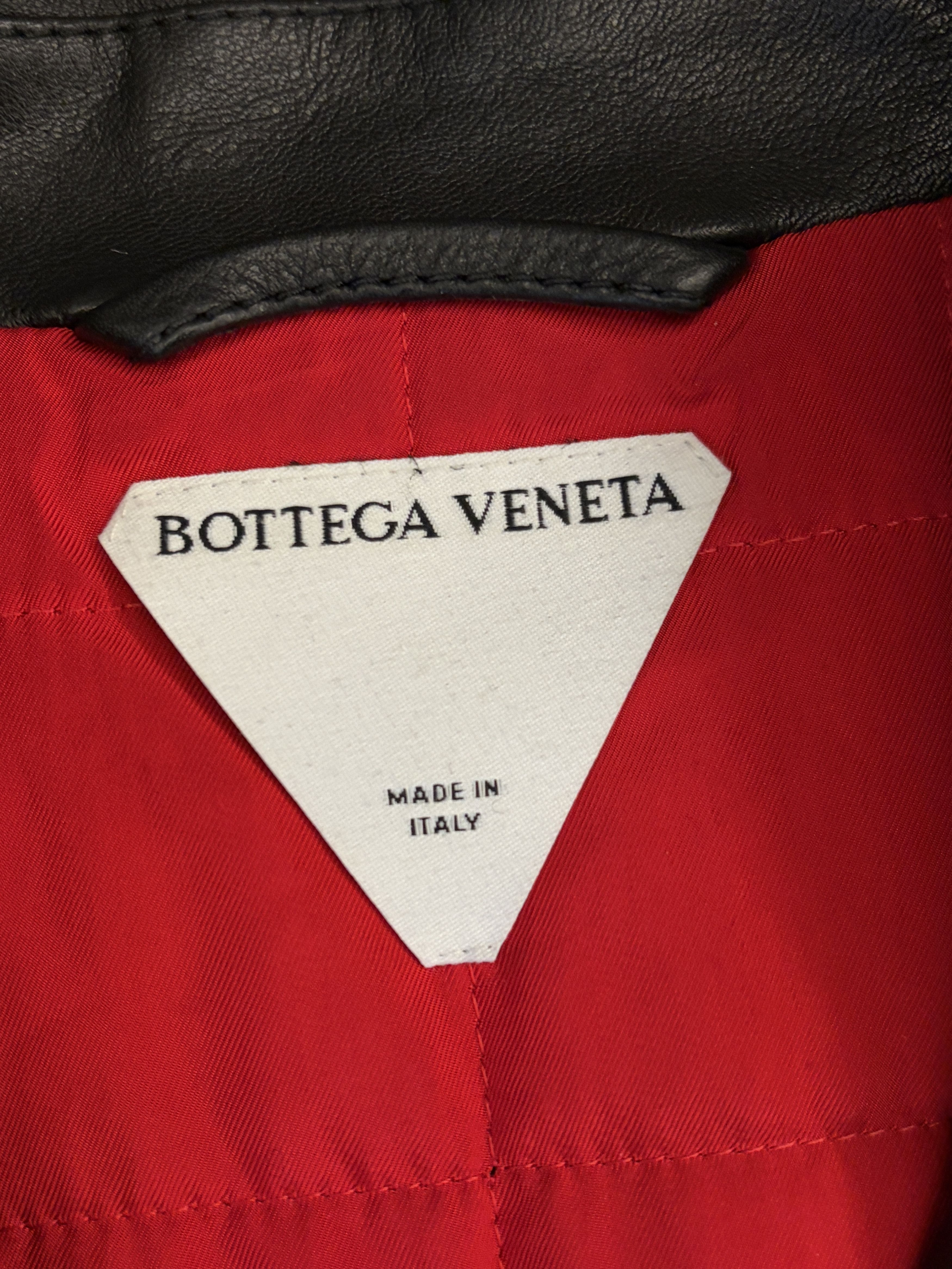 Bottega Veneta Brand New Bottega Veneta BV Women's Leather Biker Jacket 36 Size S / US 4 / IT 40 - 5 Thumbnail