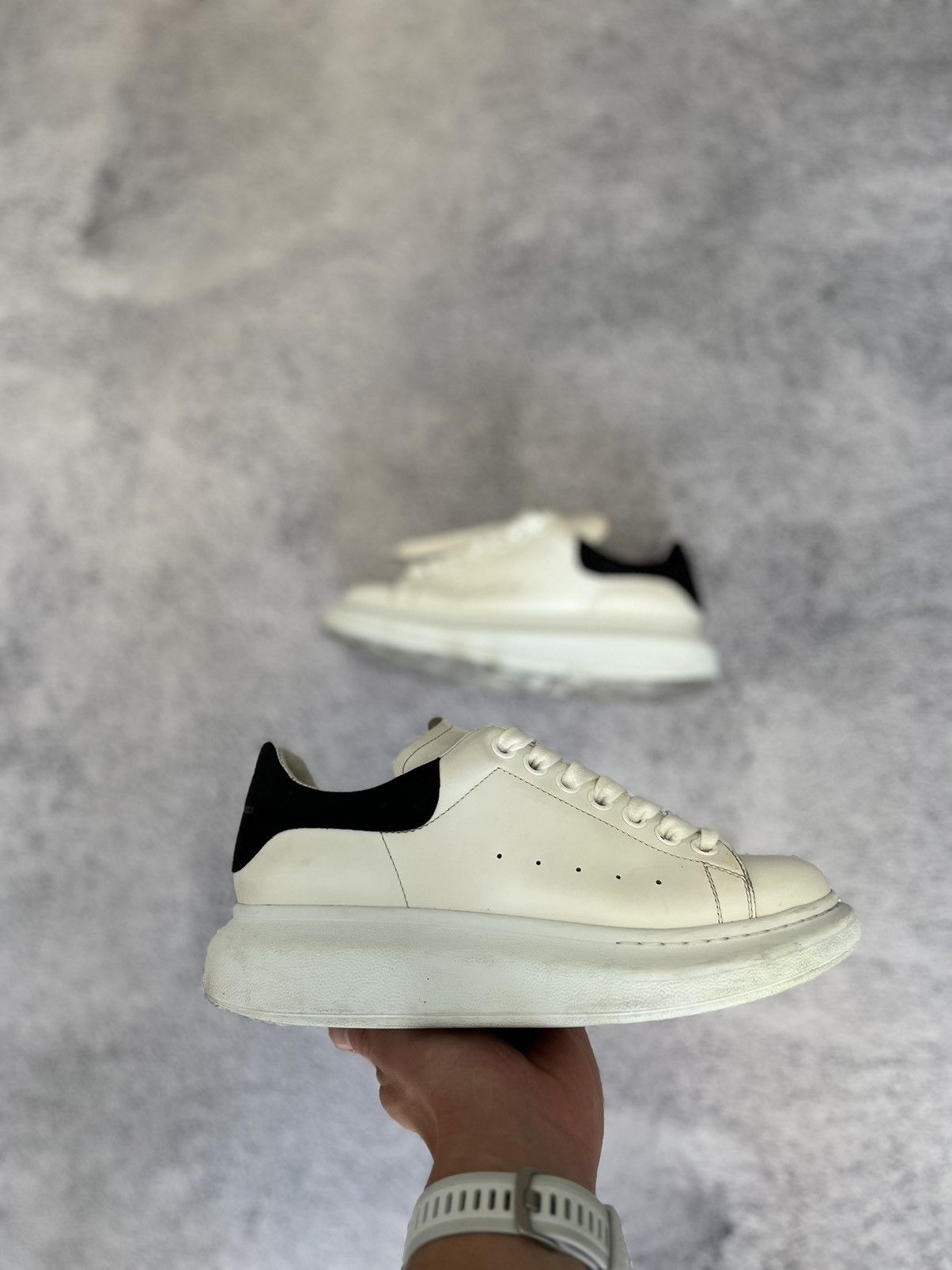 Alexander McQueen Alexander McQueen Women Shoes Sneakers Leather Size 38 Size US 8 / IT 38 - 1 Thumbnail